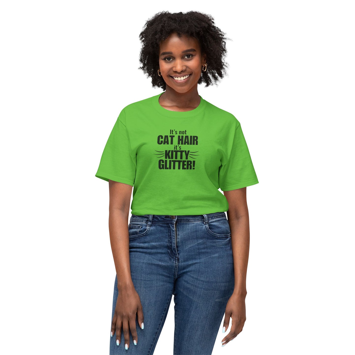 Kitty Glitter Unisex HD Cotton™ T - shirt - T - Shirt - Epileptic Al’s Shop
