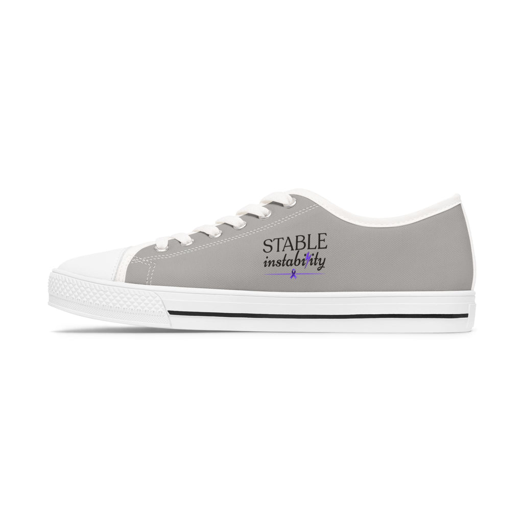 Stable Instability Canvas Sneakers – Epilepsy Awareness Low-Top Shoes