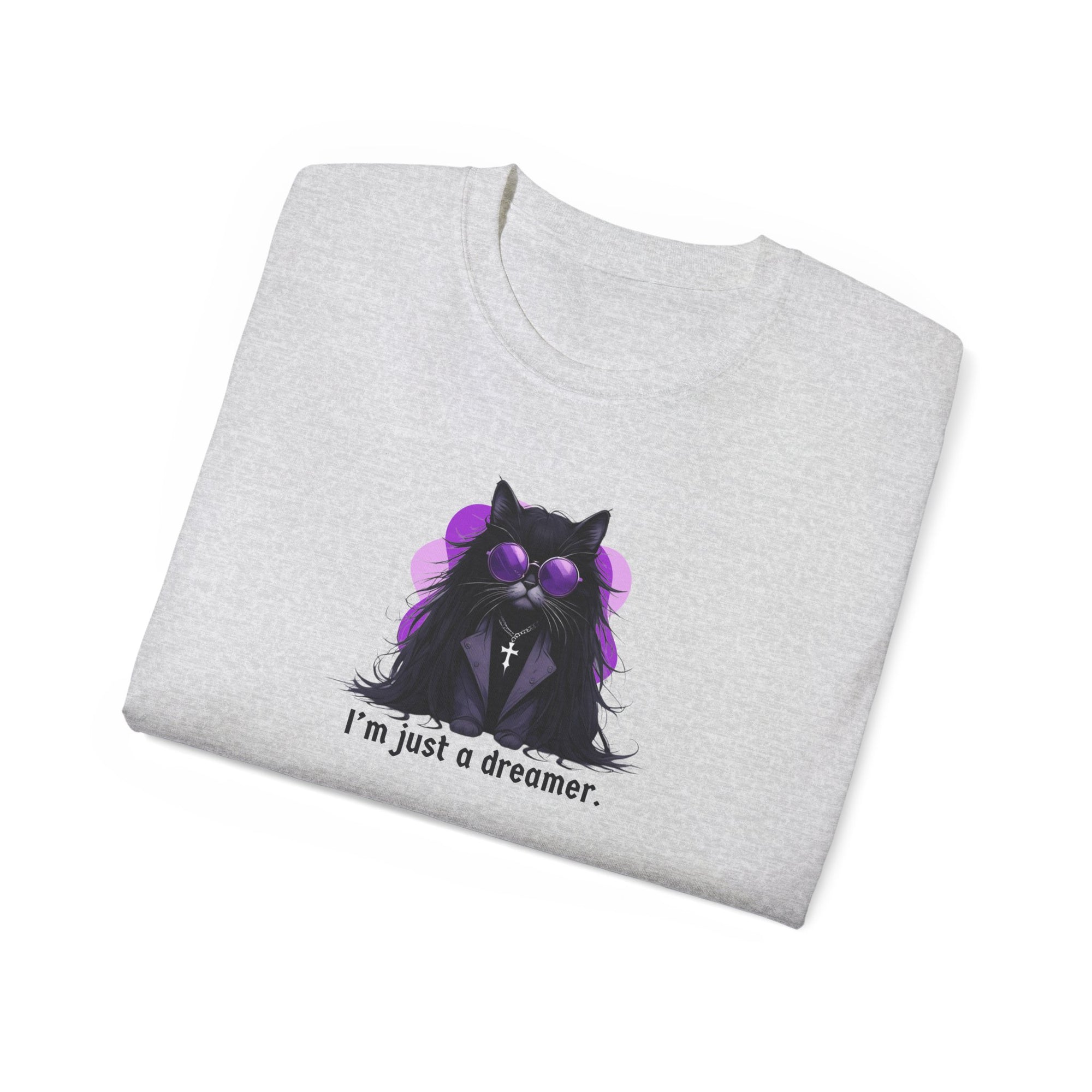 Just a Dreamer Ozzy Cat Graphic Tee