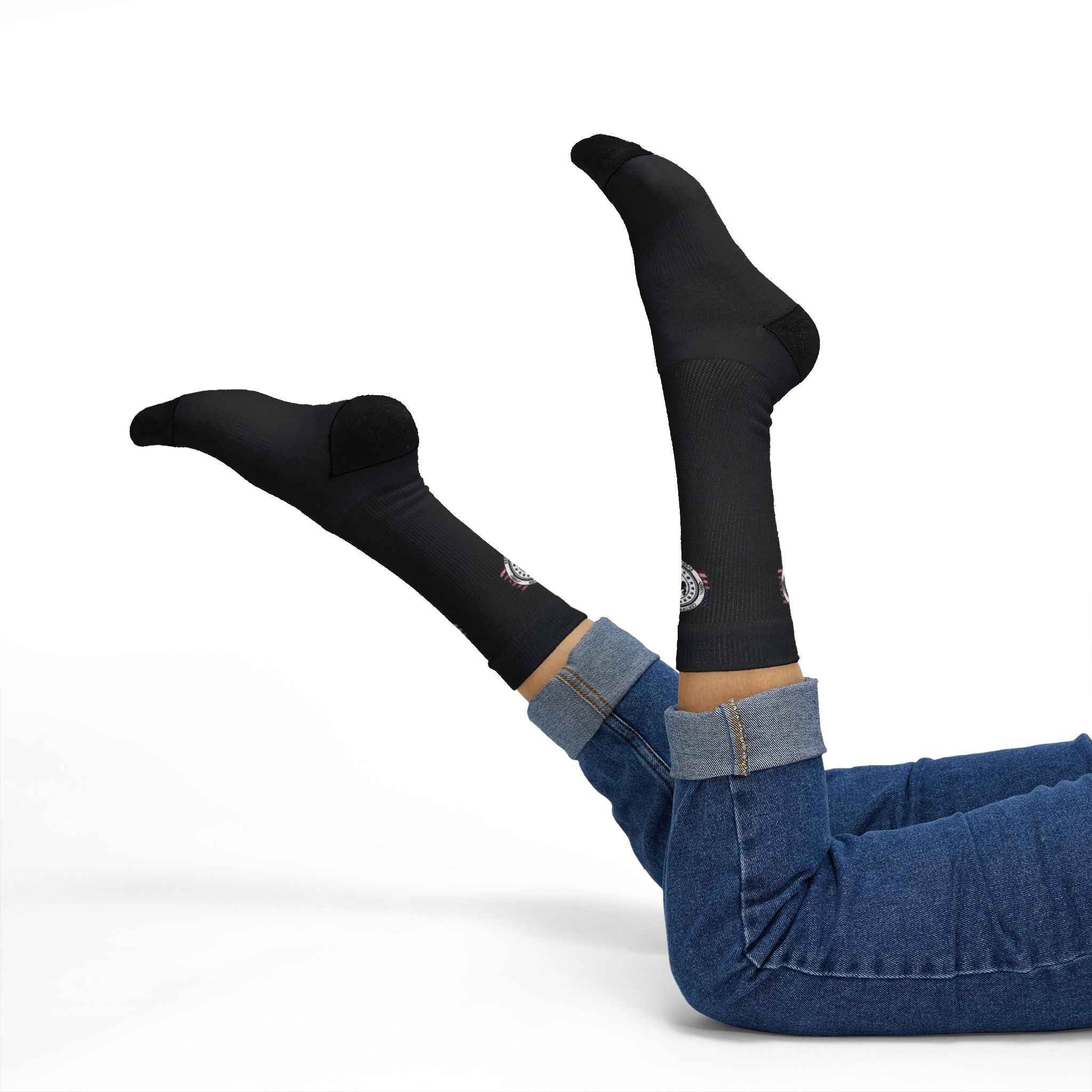 Believe Me Political Parody Crew Socks – 67 Edition