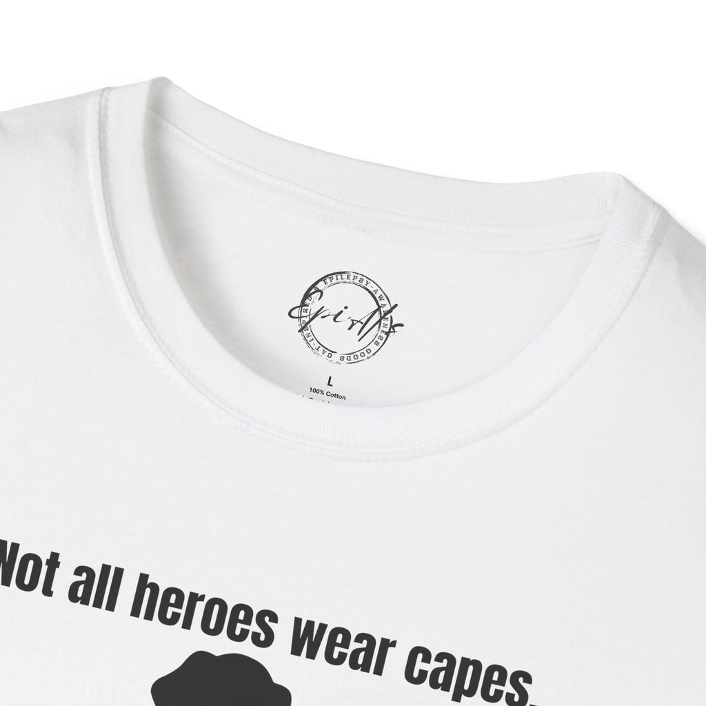 Heroes in Collars Unisex Softstyle T - Shirt - T - Shirt - Epileptic Al’s Shop