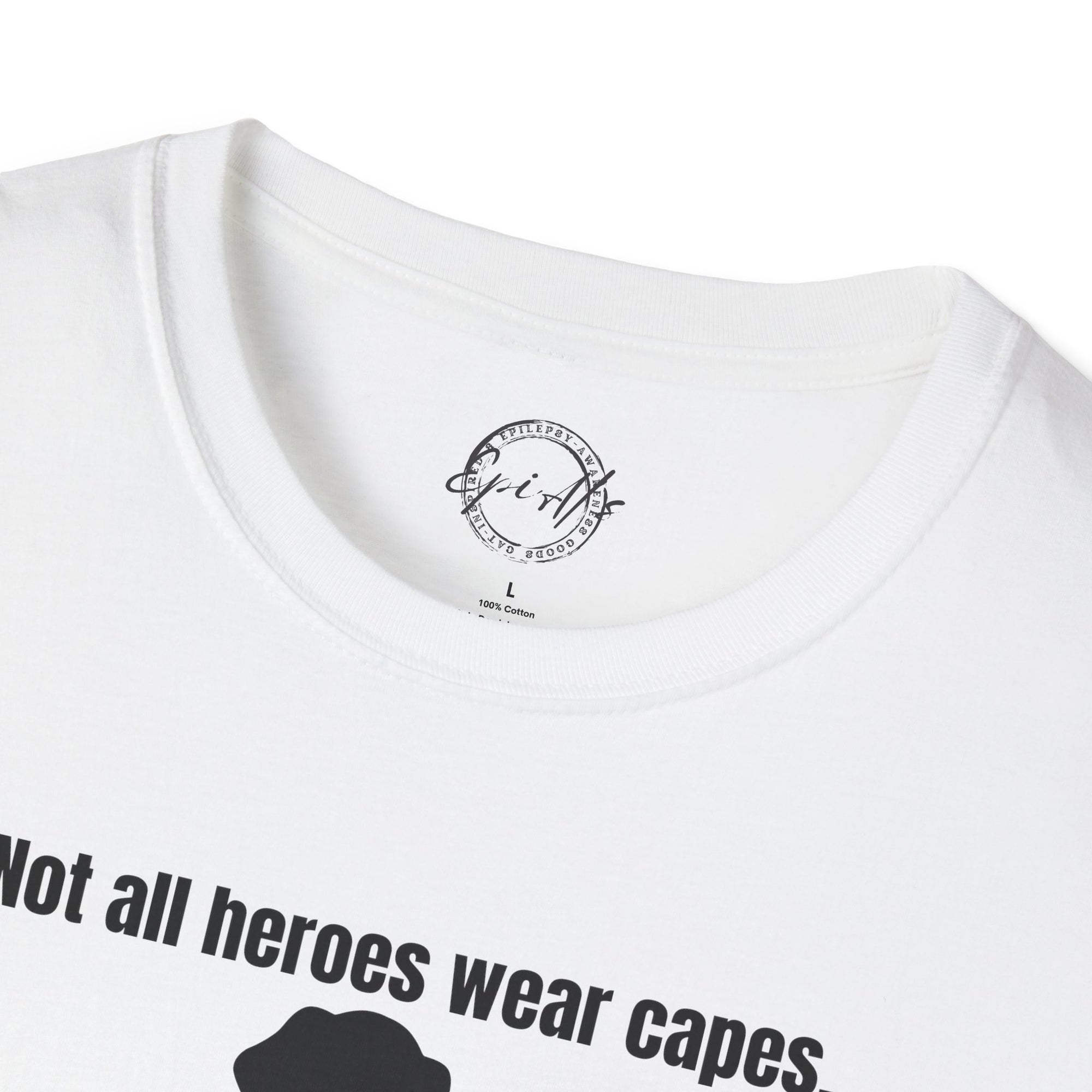 Heroes in Collars Unisex Softstyle T - Shirt - T - Shirt - Epileptic Al’s Shop