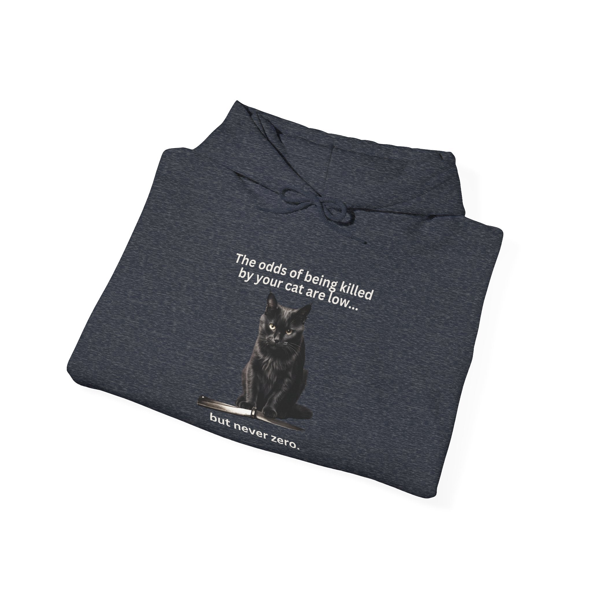 Photo depicting the ​Odds Unisex Heavy Blend™ Hooded Sweatshirt from EpiAl's Shop.