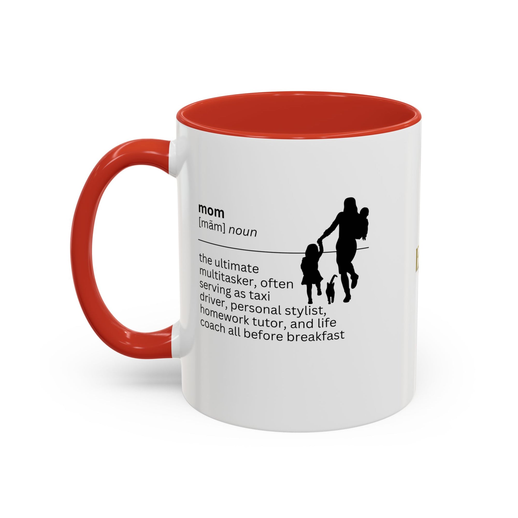 Mom Multitasker Accent Coffee Mug - Perfect Gift for Moms