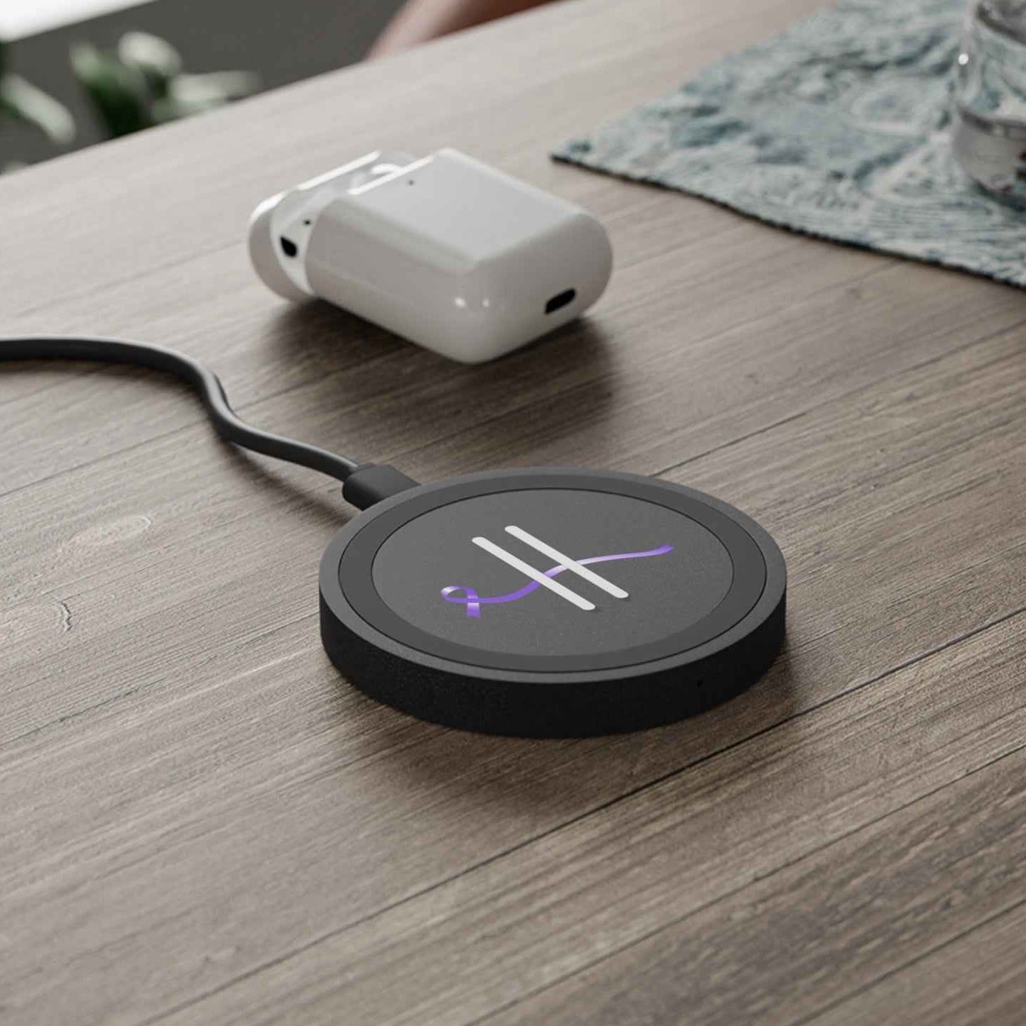 Still Here Pause Symbol Wireless Charging Pad
