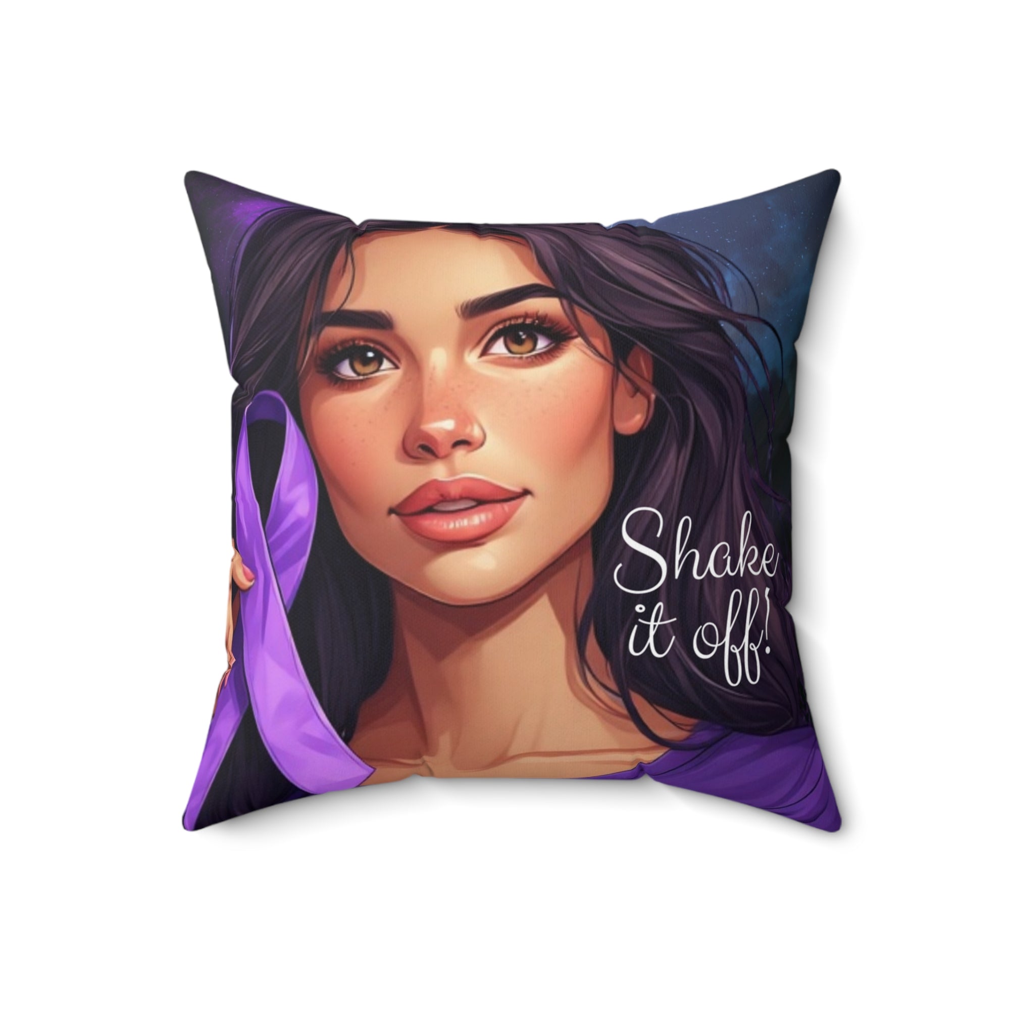 Motivational Shake It Off Decorative Pillow, Home Decor