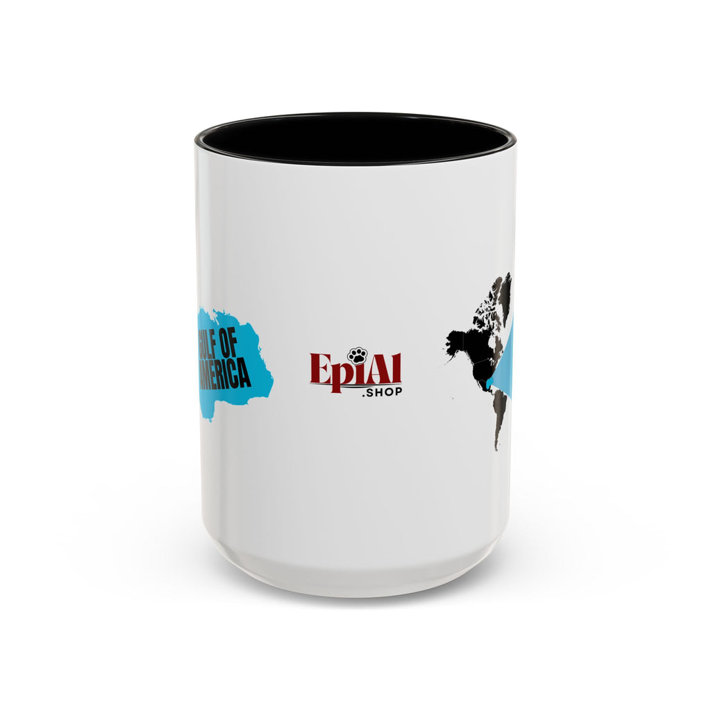American Gulf Map Accent Coffee Mug