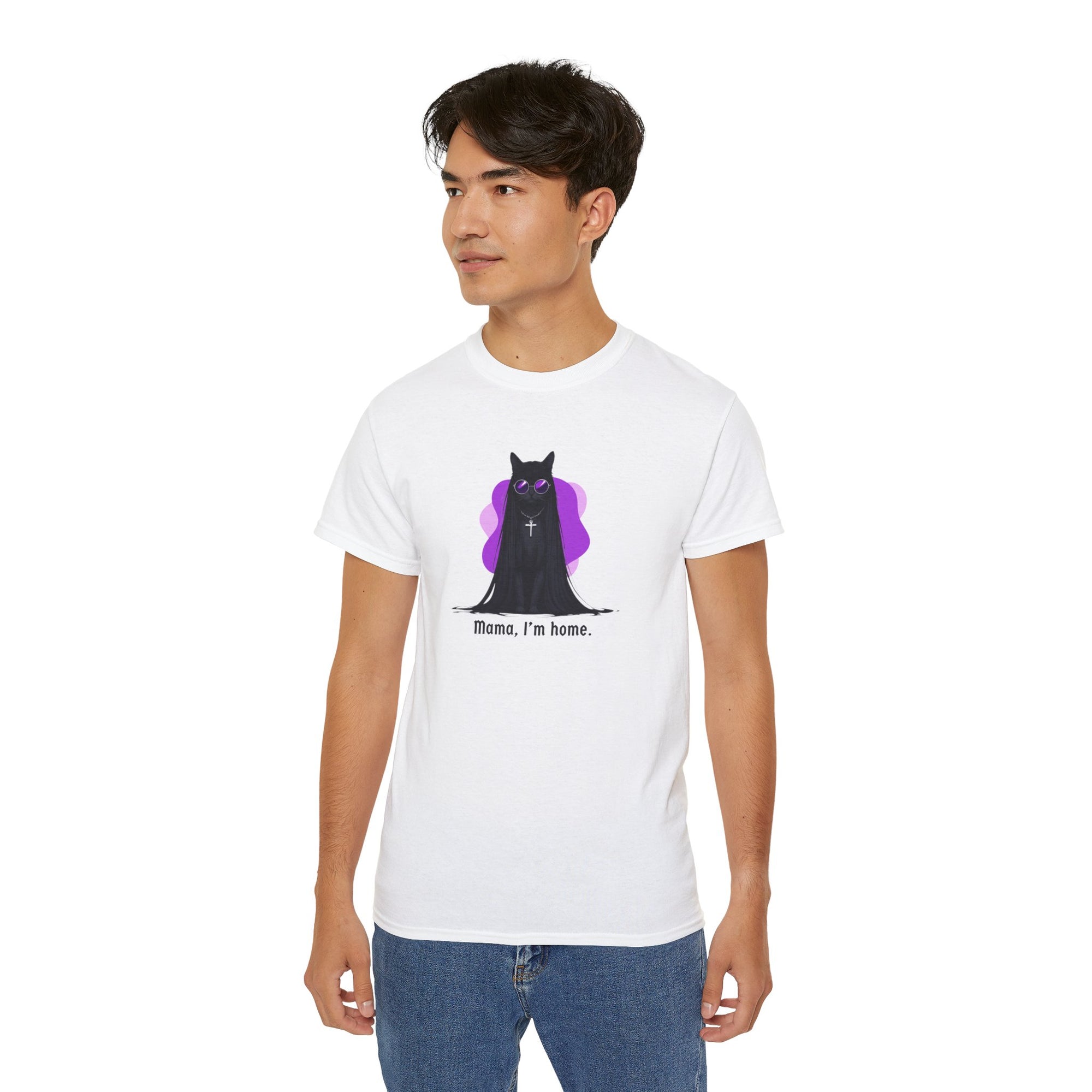 Mama I'm Home Ozzy Cat Graphic Tee
