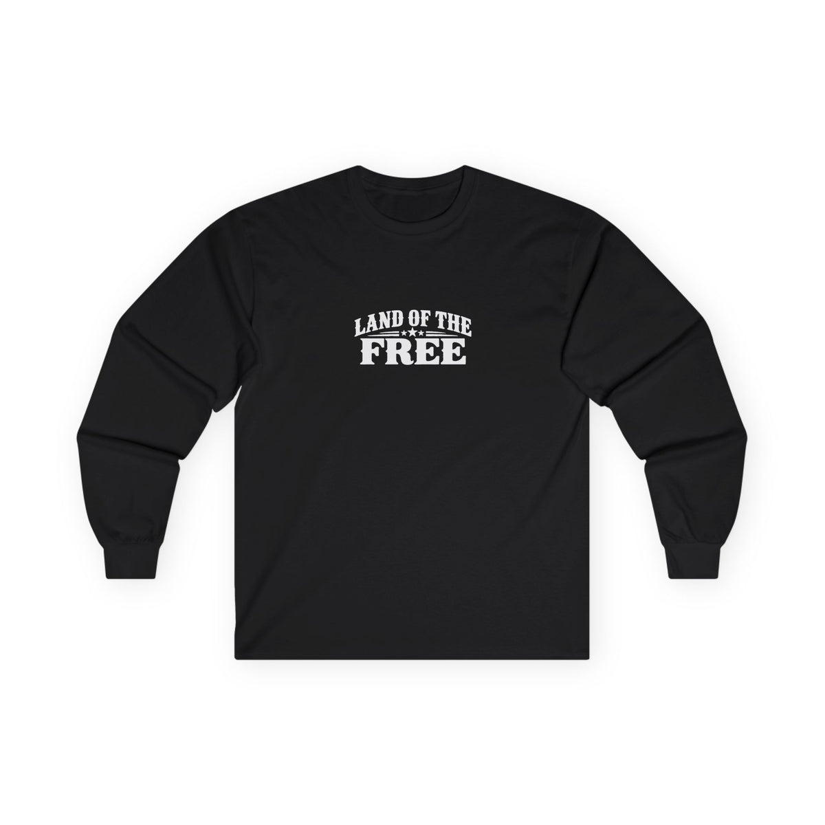 Land of the Free Long Sleeve T-Shirt | Vintage Patriotic American Freedom Tee