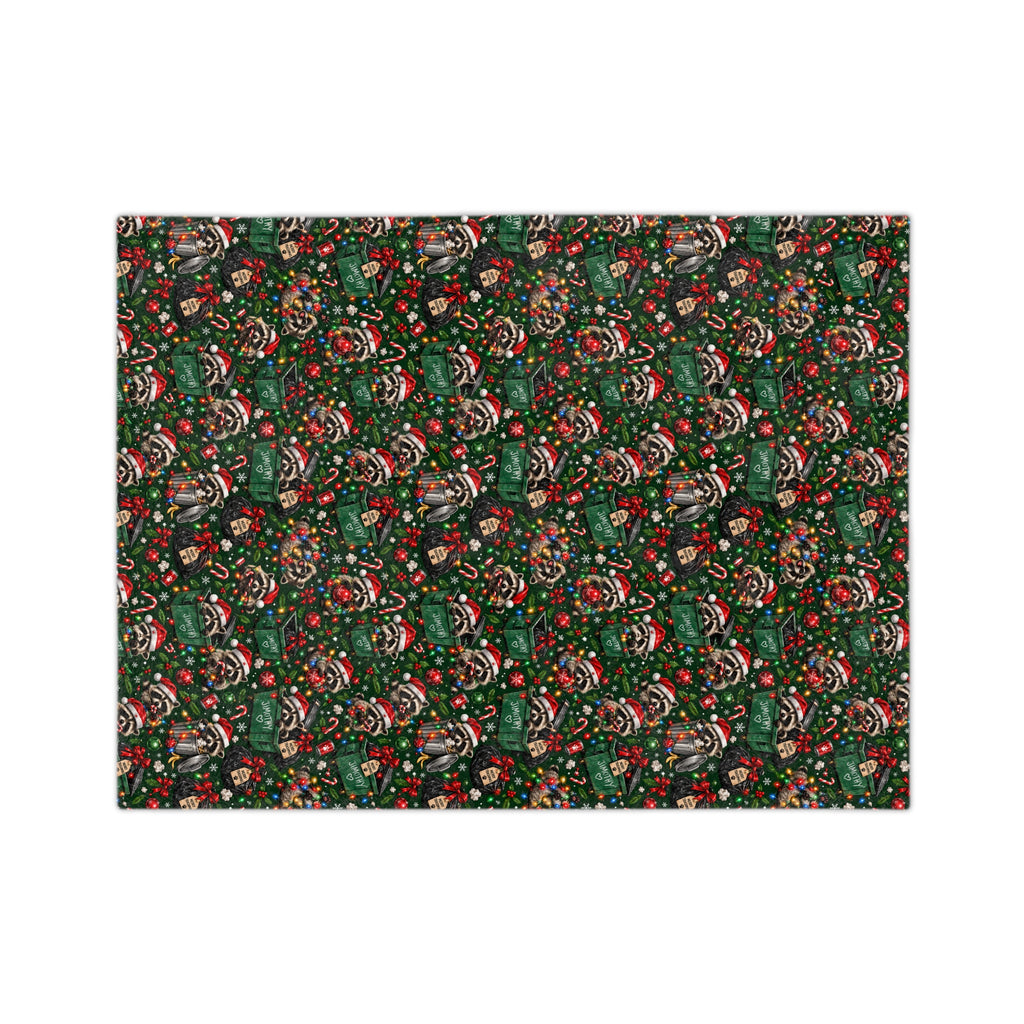 Jimothy’s Merry Trashmas Velveteen Plush Blanket