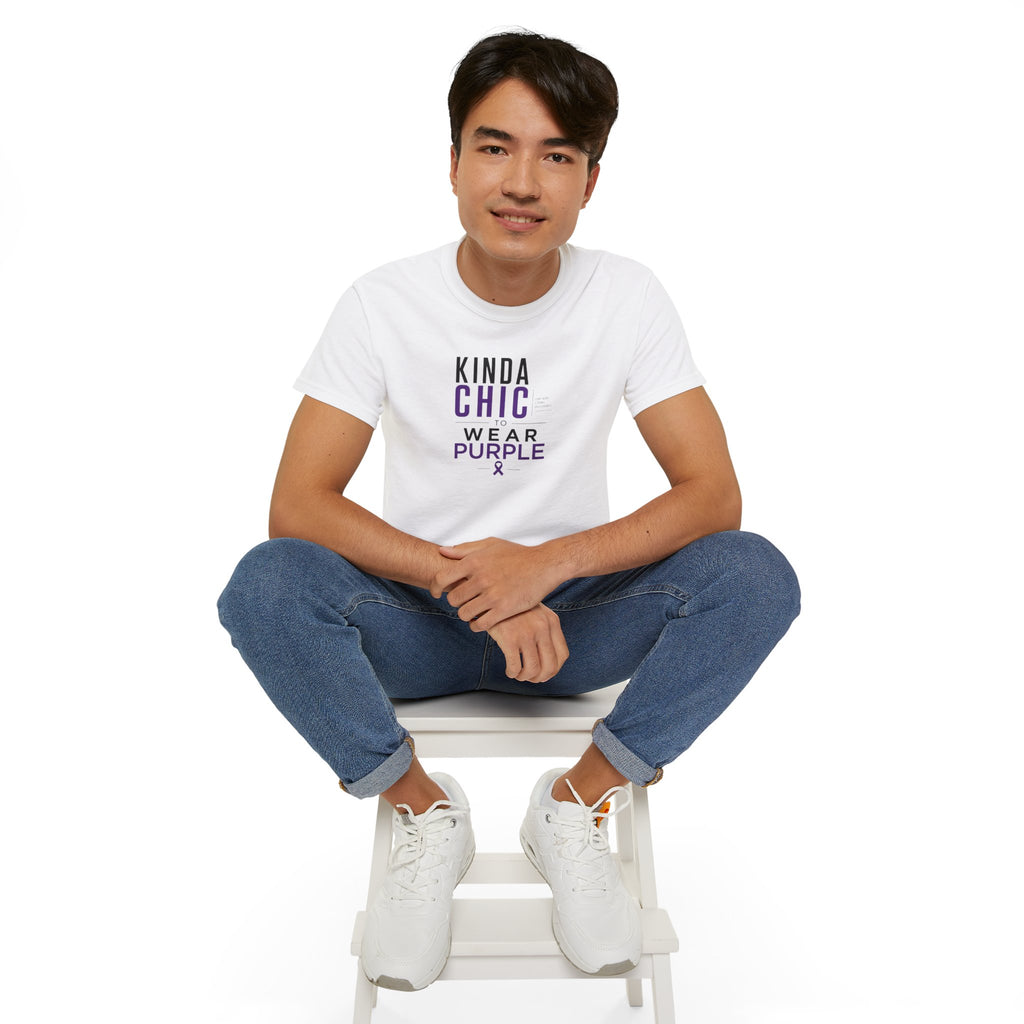 Kinda Chic to Wear Purple Epilepsy Awareness T-Shirt