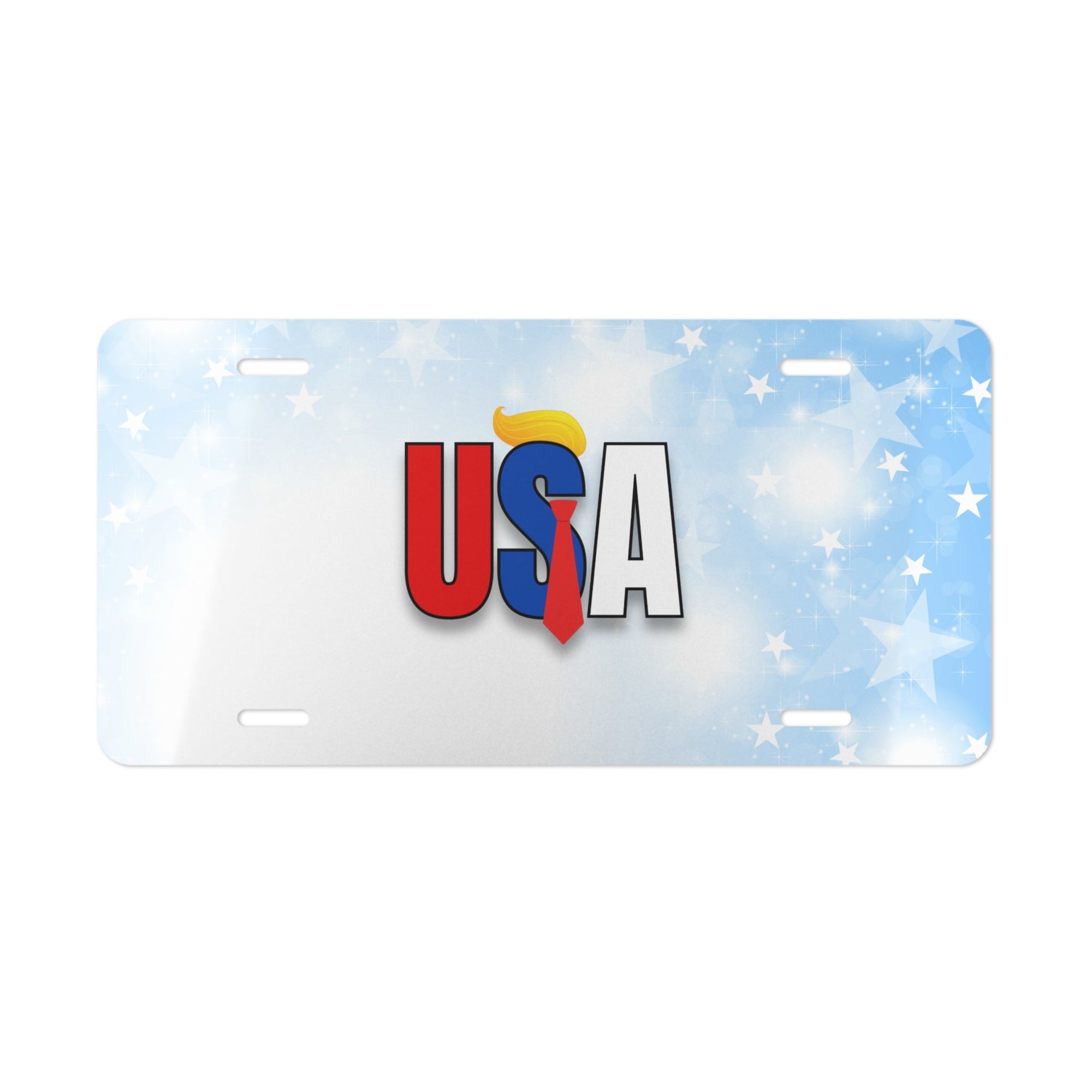 Trump USA Themed Vanity Plate - Patriotic Car Accessory Printify