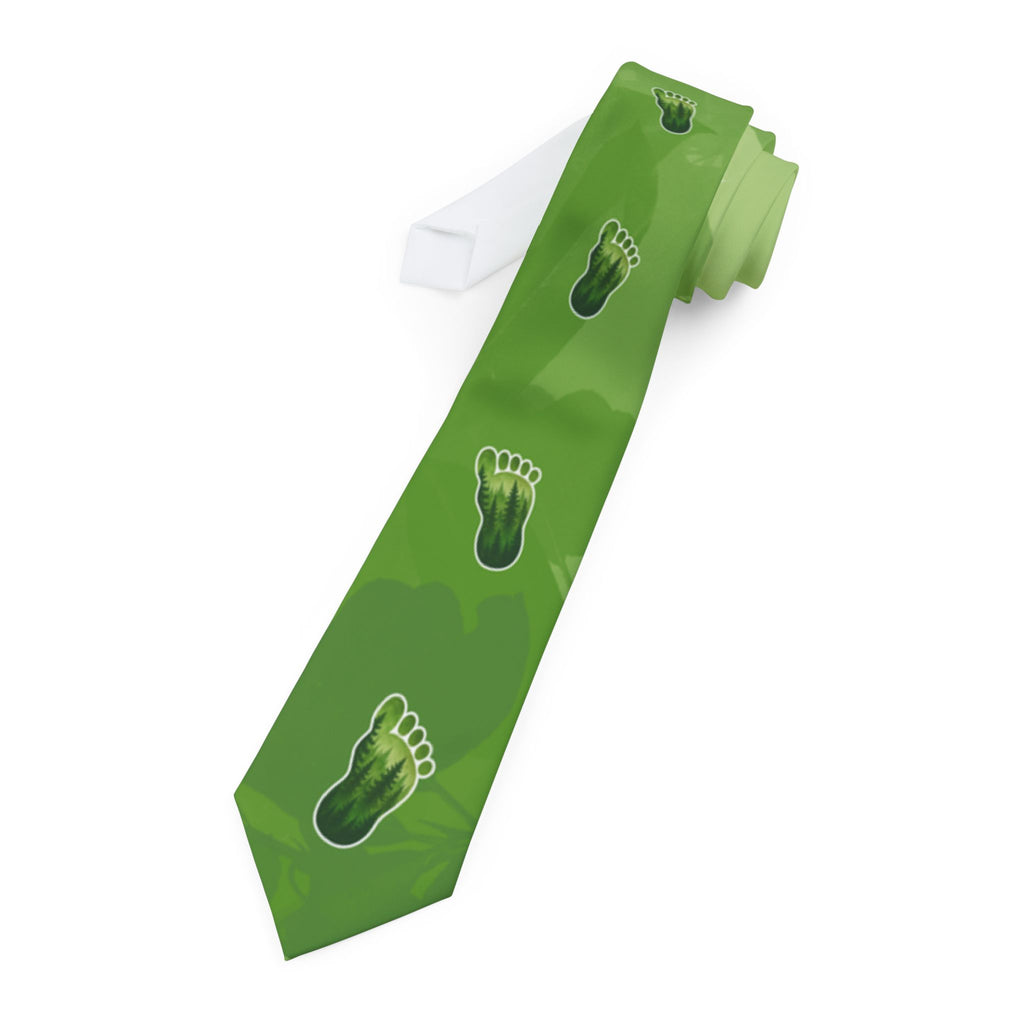 Bigfoot Footprint Necktie | Sasquatch Outdoors Tie