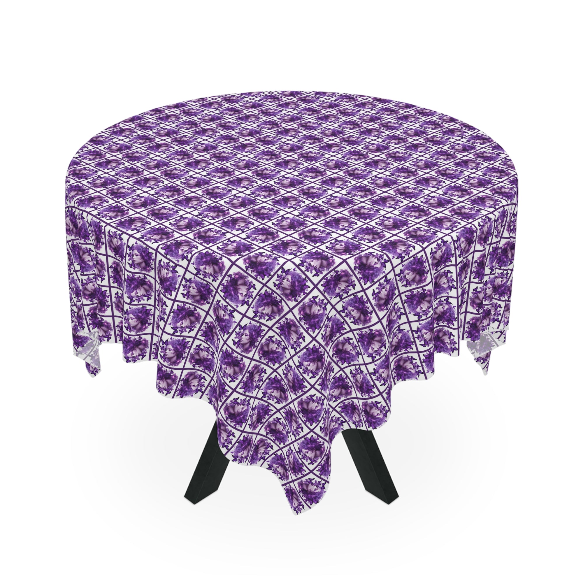 Butterfly Brain Epilepsy Awareness Tablecloth