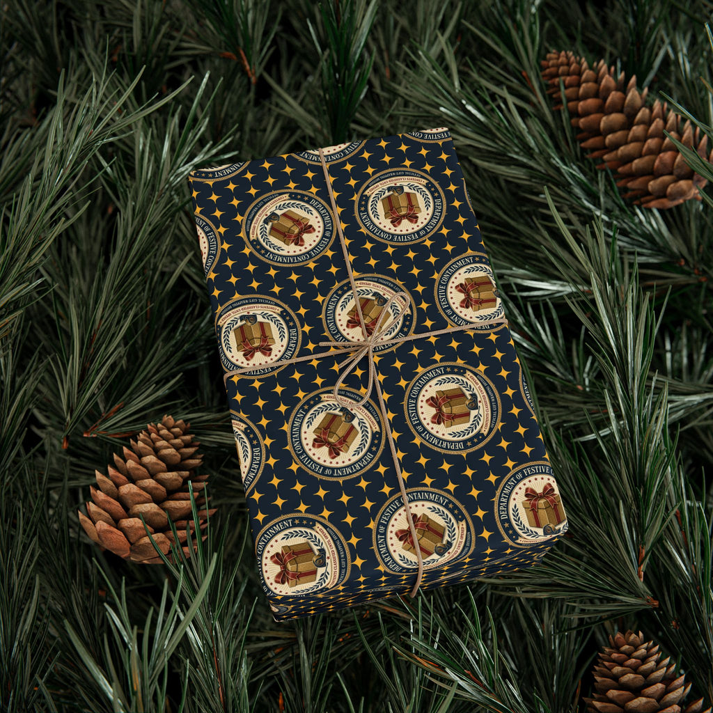 Department of Festive Containment Wrapping Paper Roll