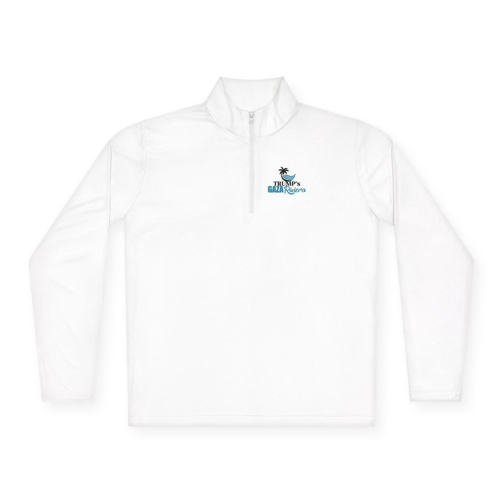 Trump's Gaza Riviera Unisex Quarter-Zip Pullover