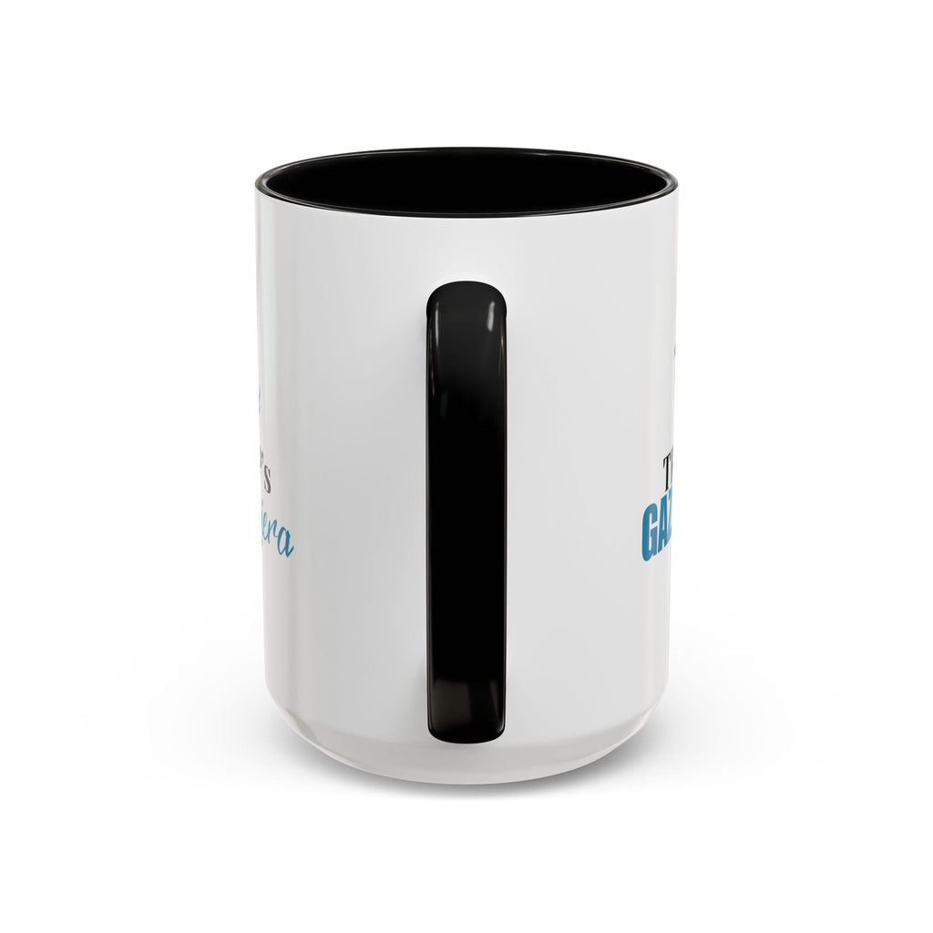 Tropical Trump’s Gaza Riviera Accent Coffee Mug - 11 & 15oz Ceramic Mug for Beach Lovers Printify