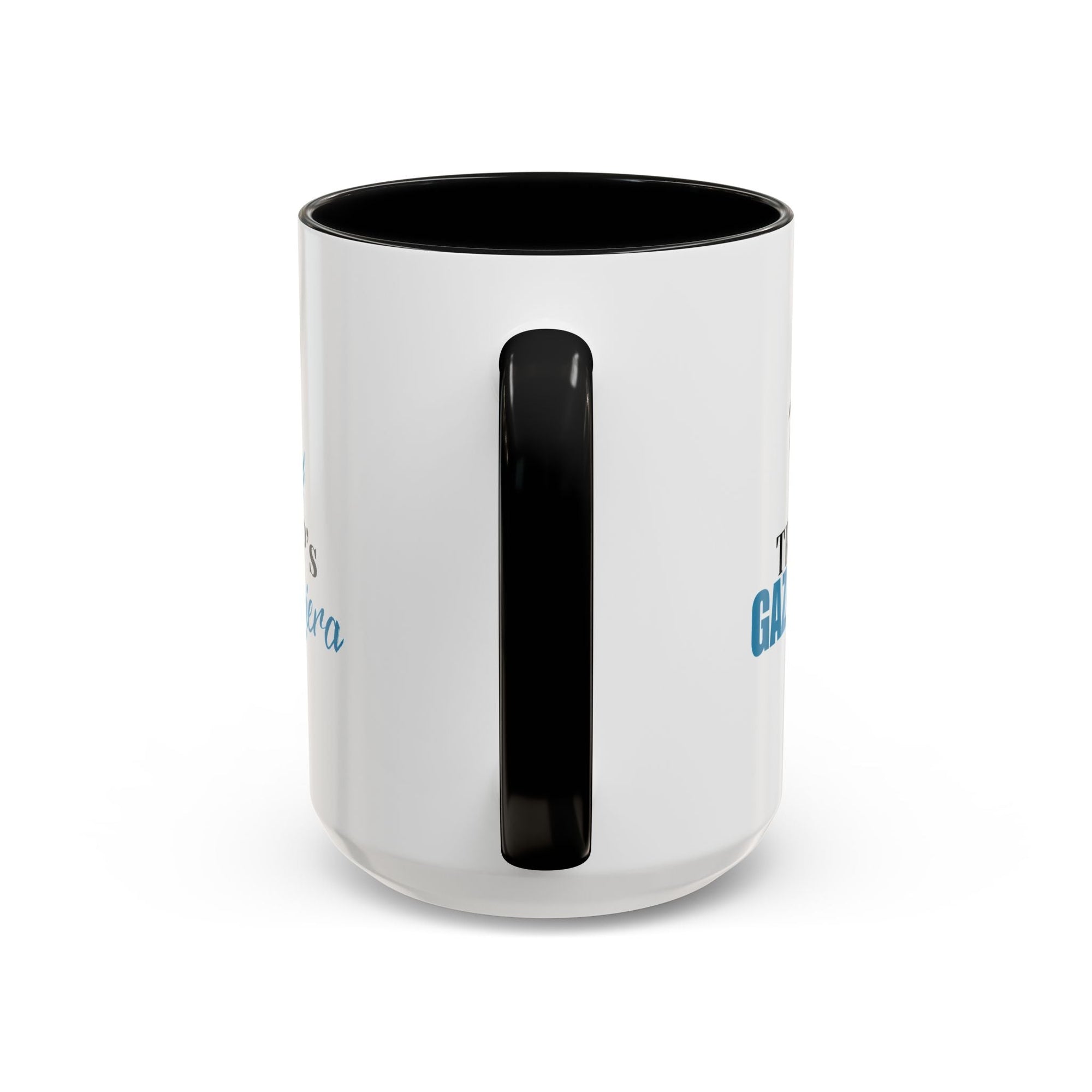 Tropical Trump’s Gaza Riviera Accent Coffee Mug - 11 & 15oz Ceramic Mug for Beach Lovers Printify