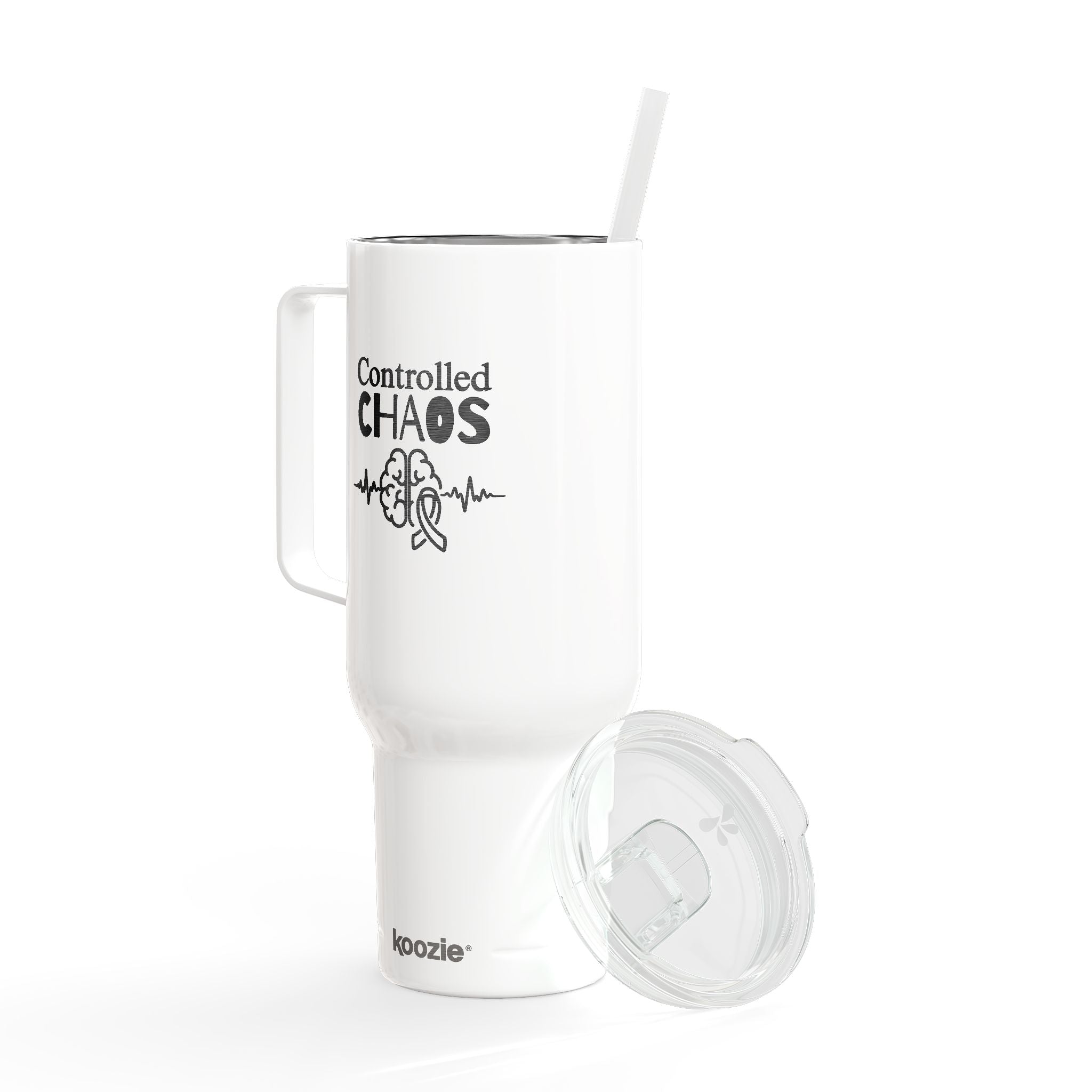 Controlled Chaos 40oz Tumbler – Neurostrong Insulated Travel Mug