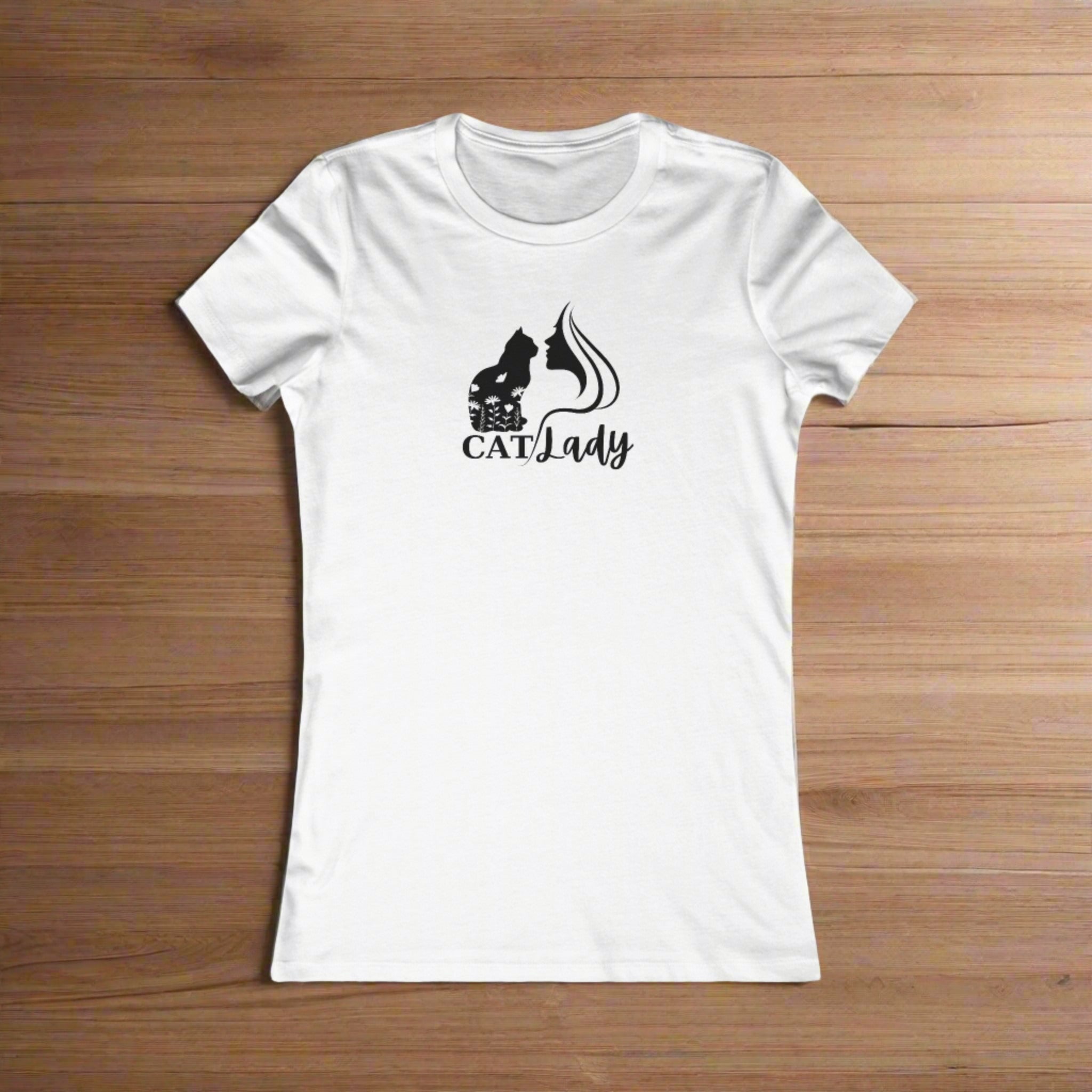 Flower Cat Lady Women's Favorite Tee - EpiAl's Shop