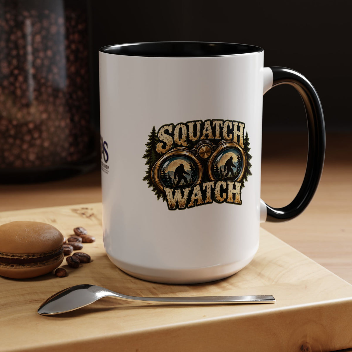 Squatch Watch Bigfoot Mug | Two-Tone Sasquatch Coffee Cup (11oz/15oz)