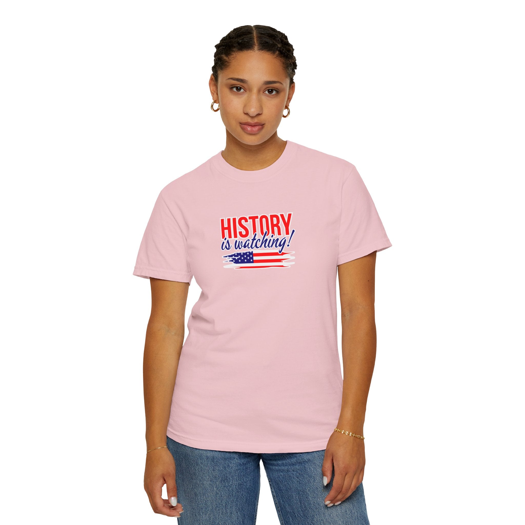 History Is Watching Patriotic Statement T-Shirt