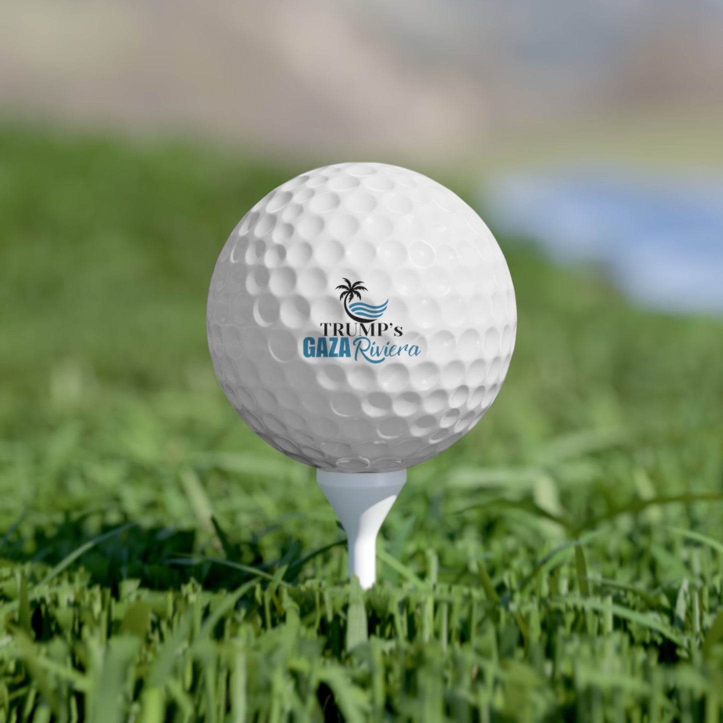 Gaza Riviera Golf Balls - 6 Pack Printify