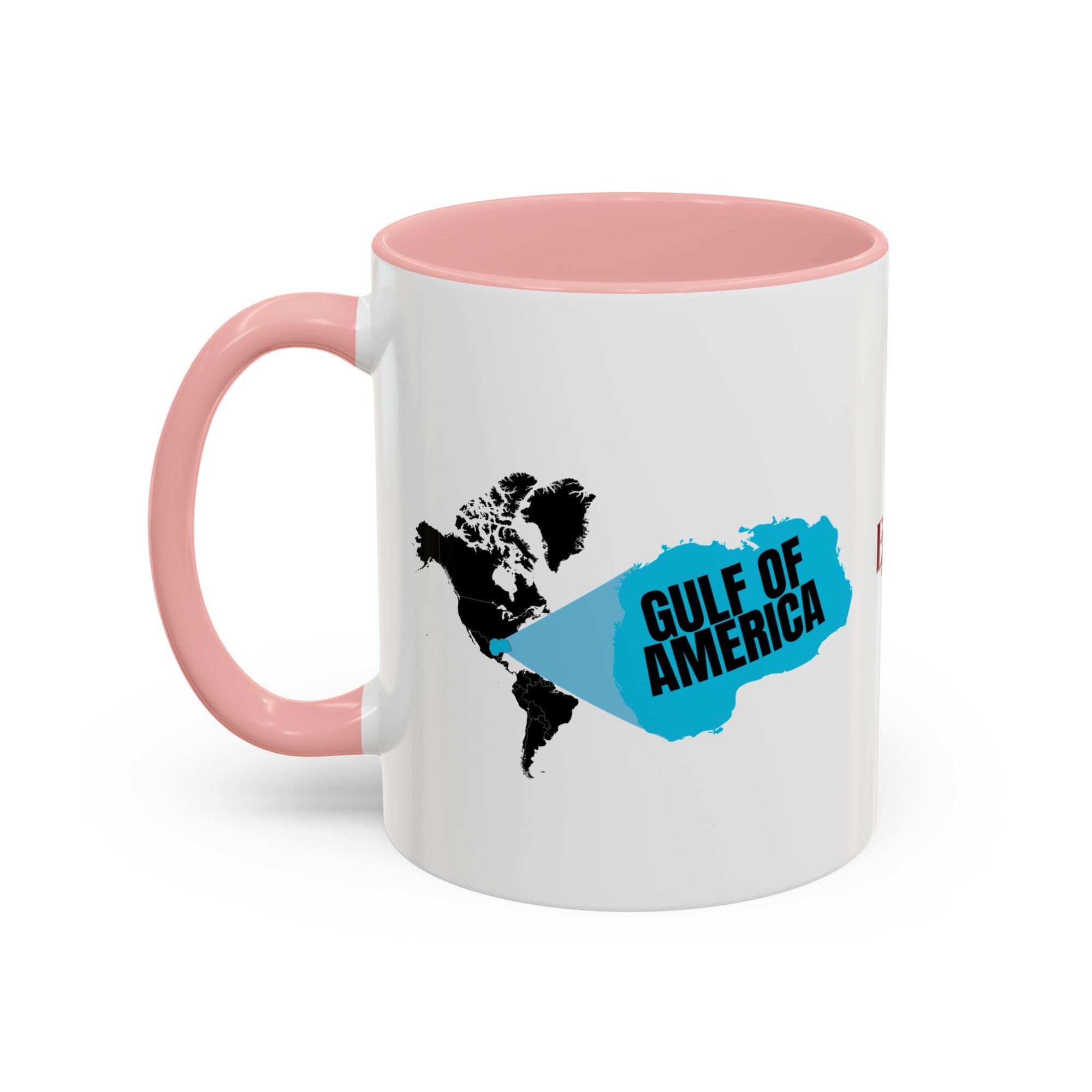 American Gulf Map Accent Coffee Mug