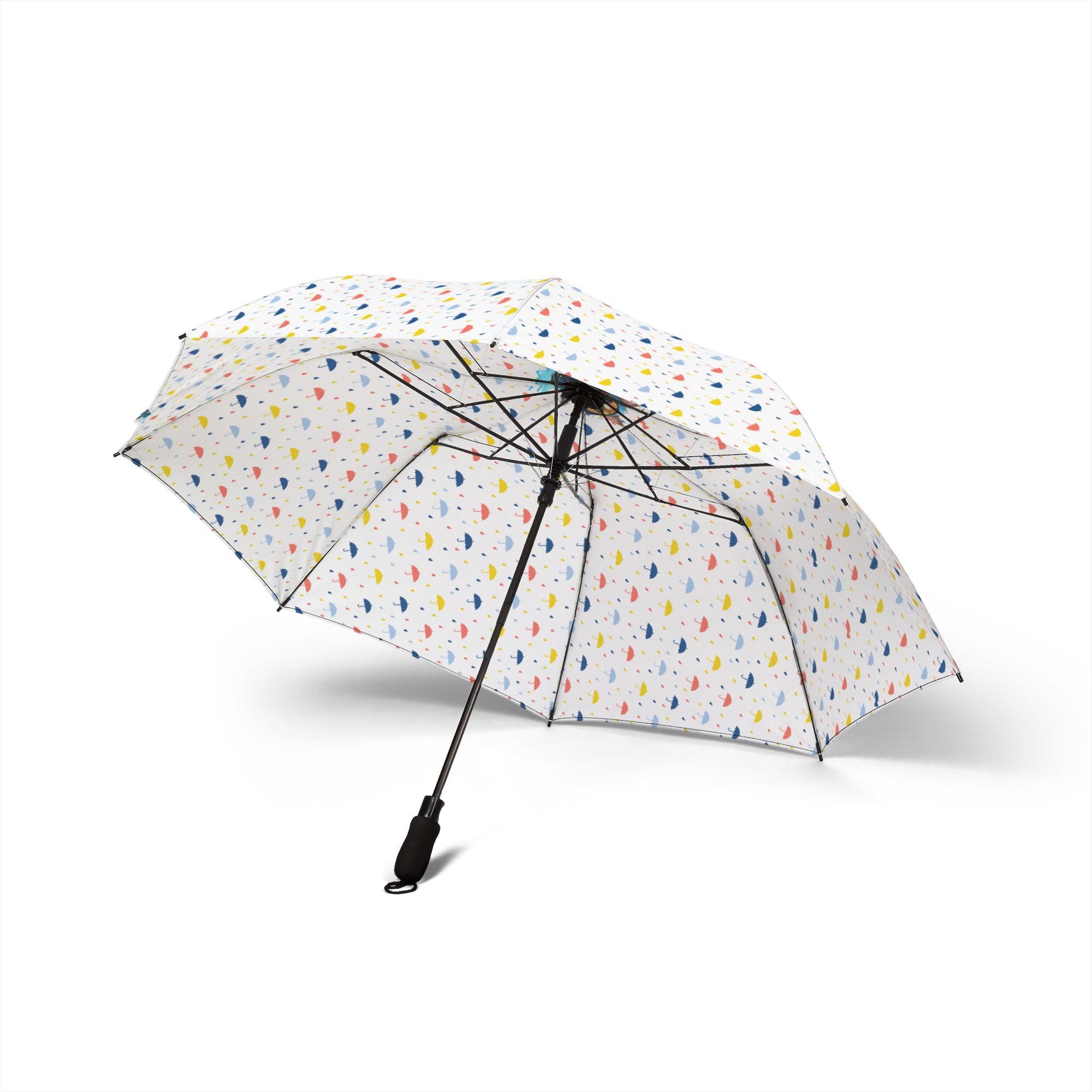 Colorful Puddle Kitty Foldable Umbrella