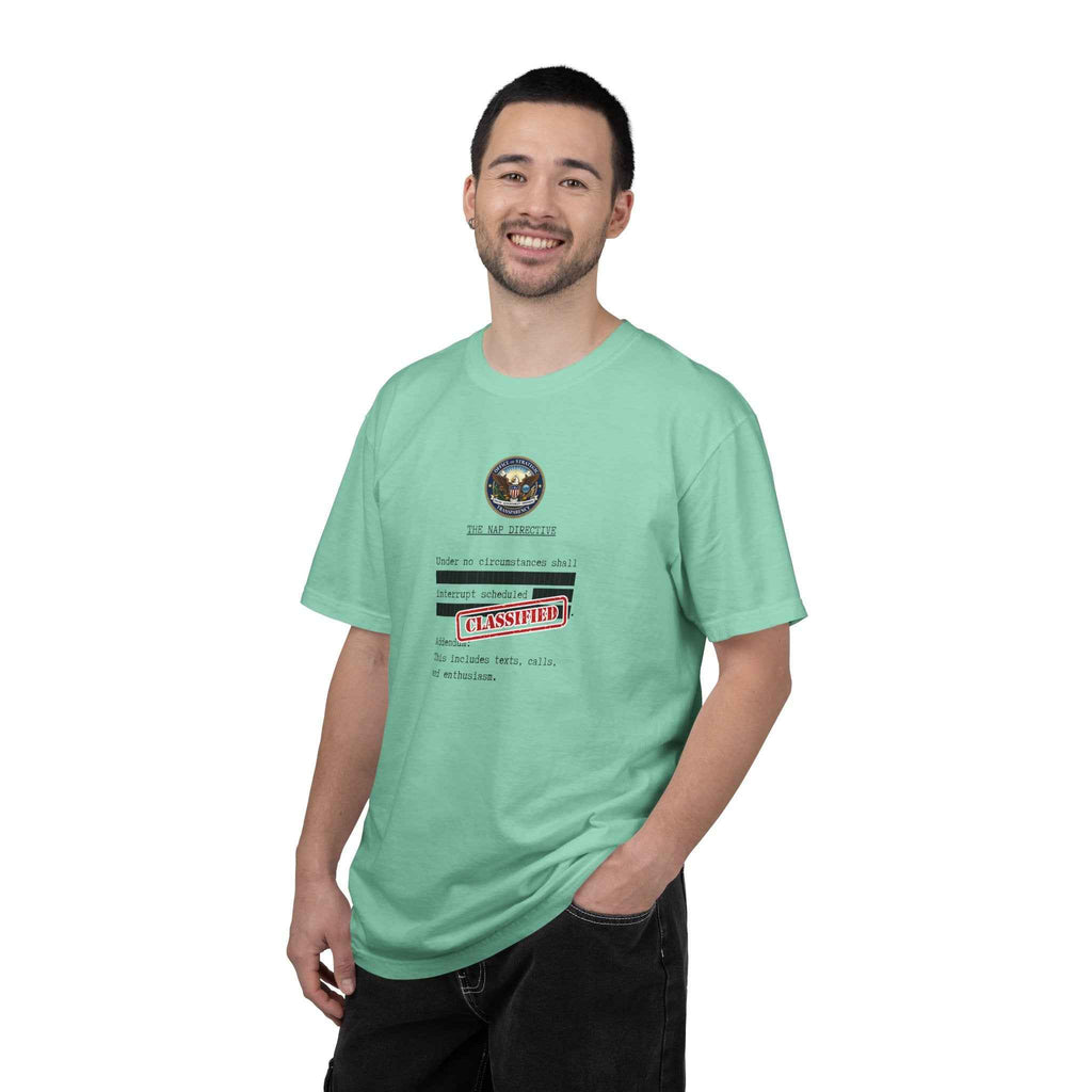 The Nap Directive Unisex T-Shirt – Official Rest Policy Graphic Tee