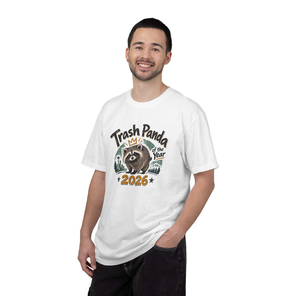 Trash Panda of the Year 2026 Garment-Dyed T-Shirt | Jimothy-Inspired Raccoon Tee