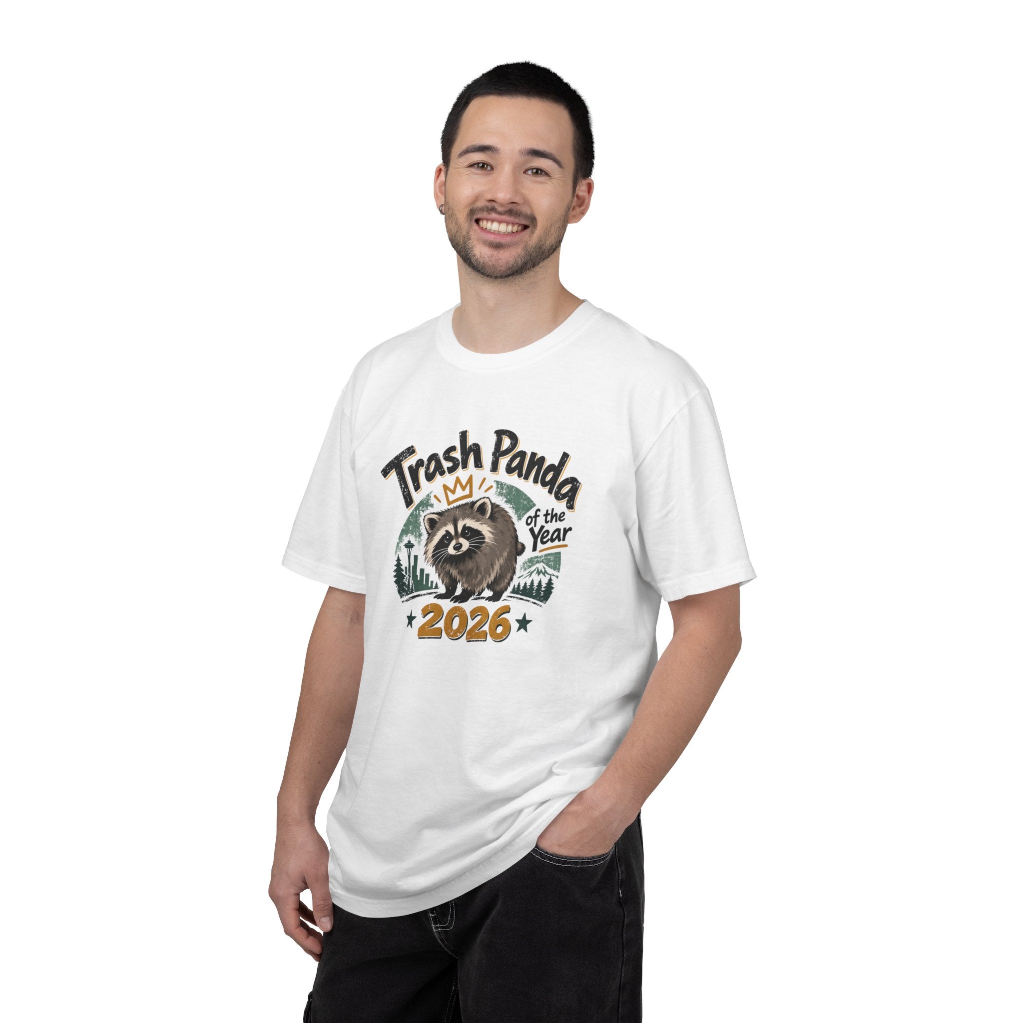 Trash Panda of the Year 2026 Garment-Dyed T-Shirt | Jimothy-Inspired Raccoon Tee