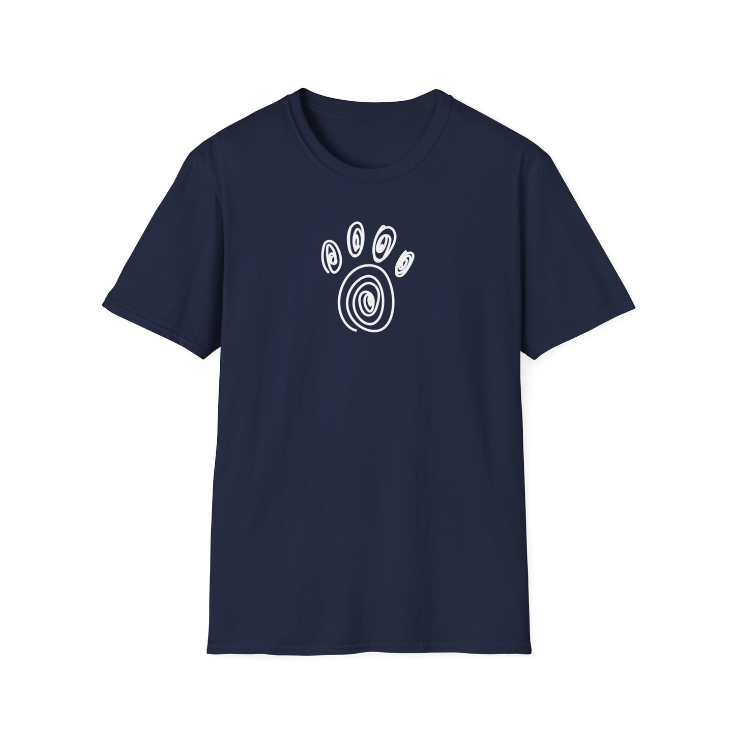Scribble Paw Unisex Softstyle T - Shirt - T - Shirt - Epileptic Al’s Shop