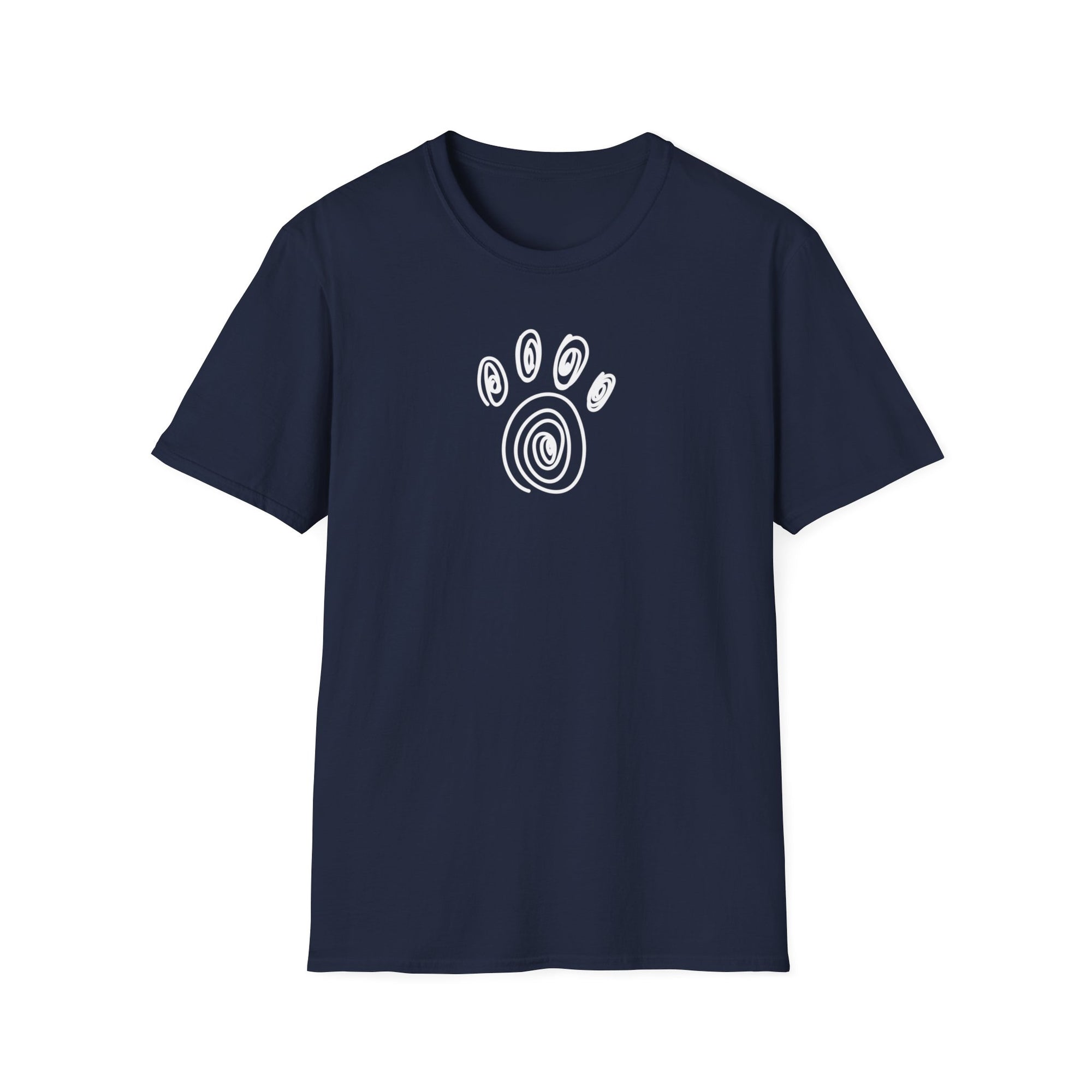 Scribble Paw Unisex Softstyle T - Shirt - T - Shirt - Epileptic Al’s Shop