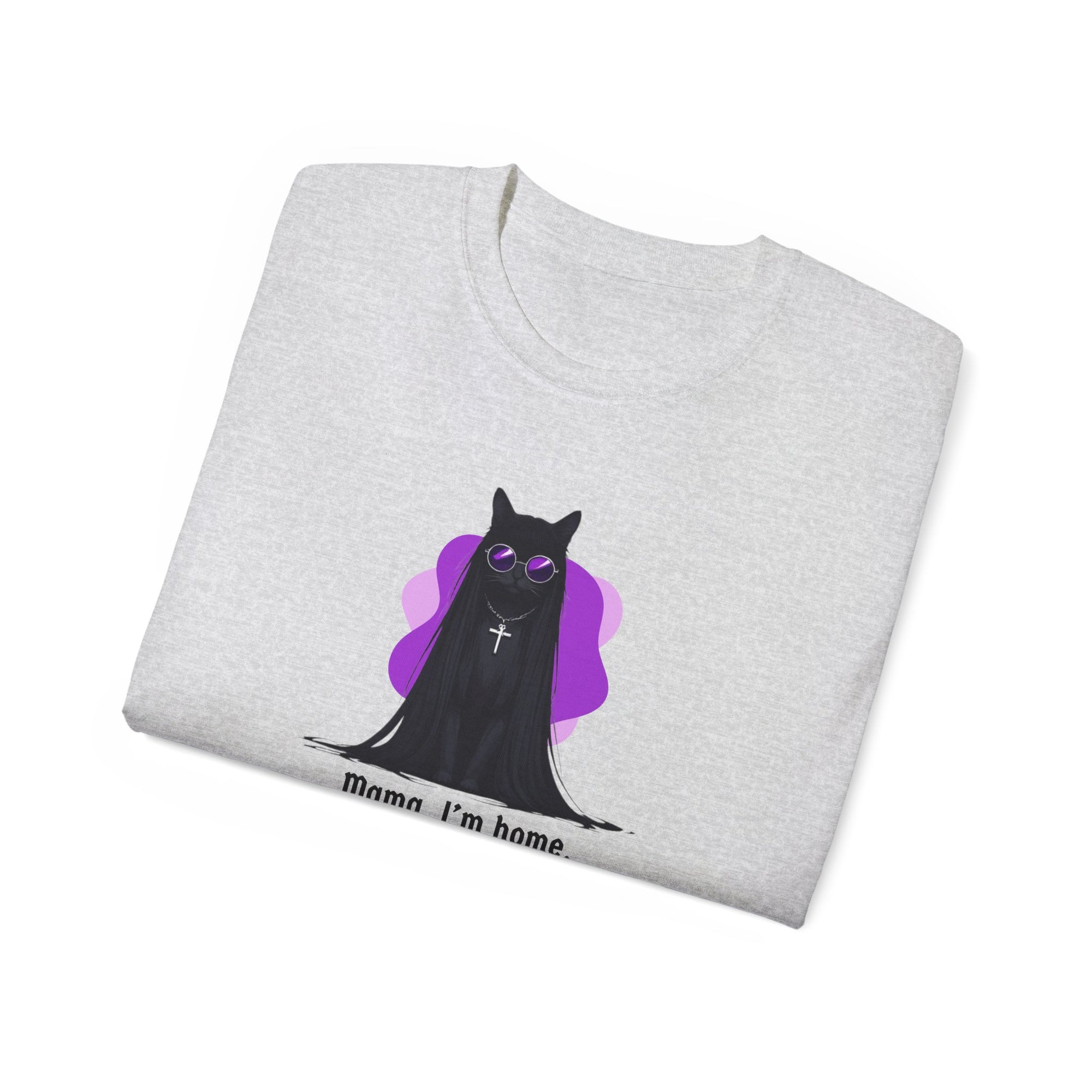 Mama I'm Home Ozzy Cat Graphic Tee