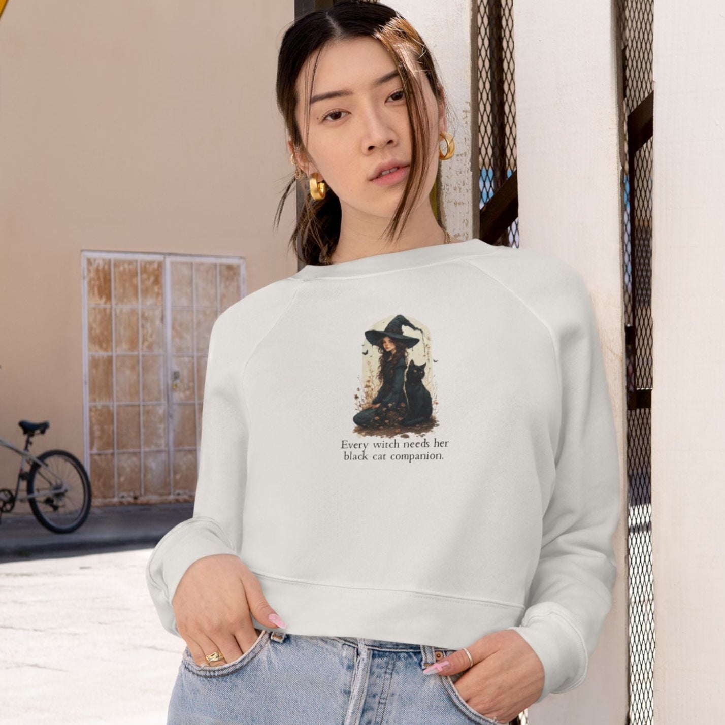 Every Witch Women's Cropped Fleece Pullover