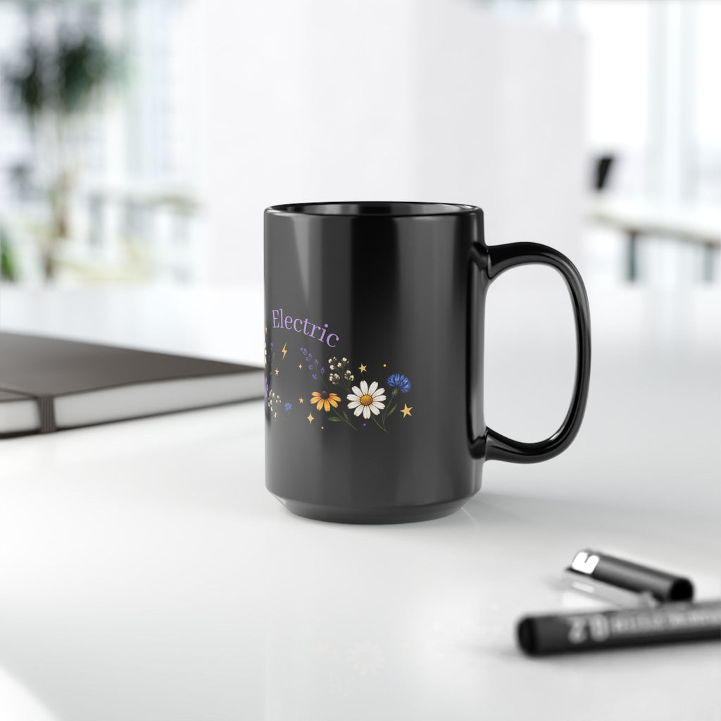 Beautifully Electric Epilepsy Awareness Black Mug (11oz/15oz)