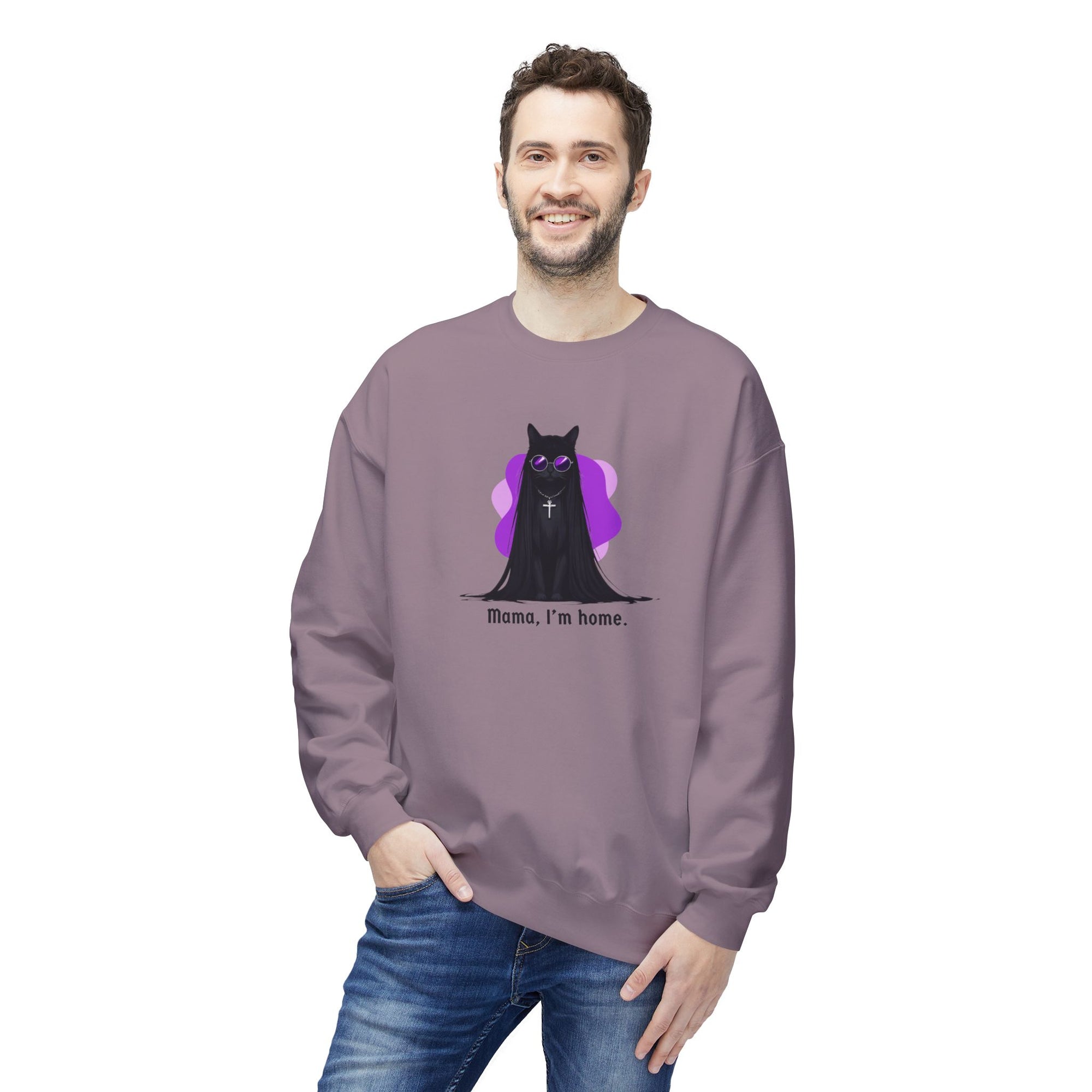 Mama I'm Home Ozzy Cat Sweatshirt