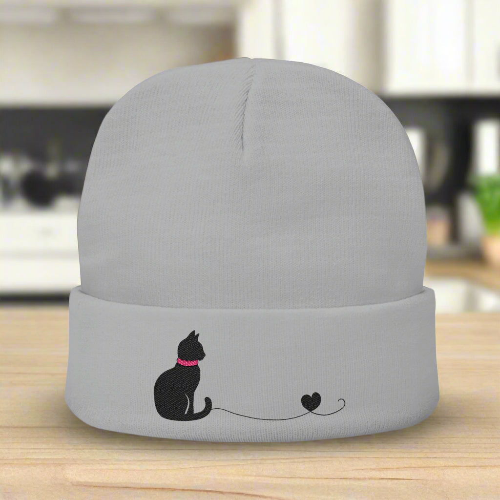 Cat Lover's Knit Beanie