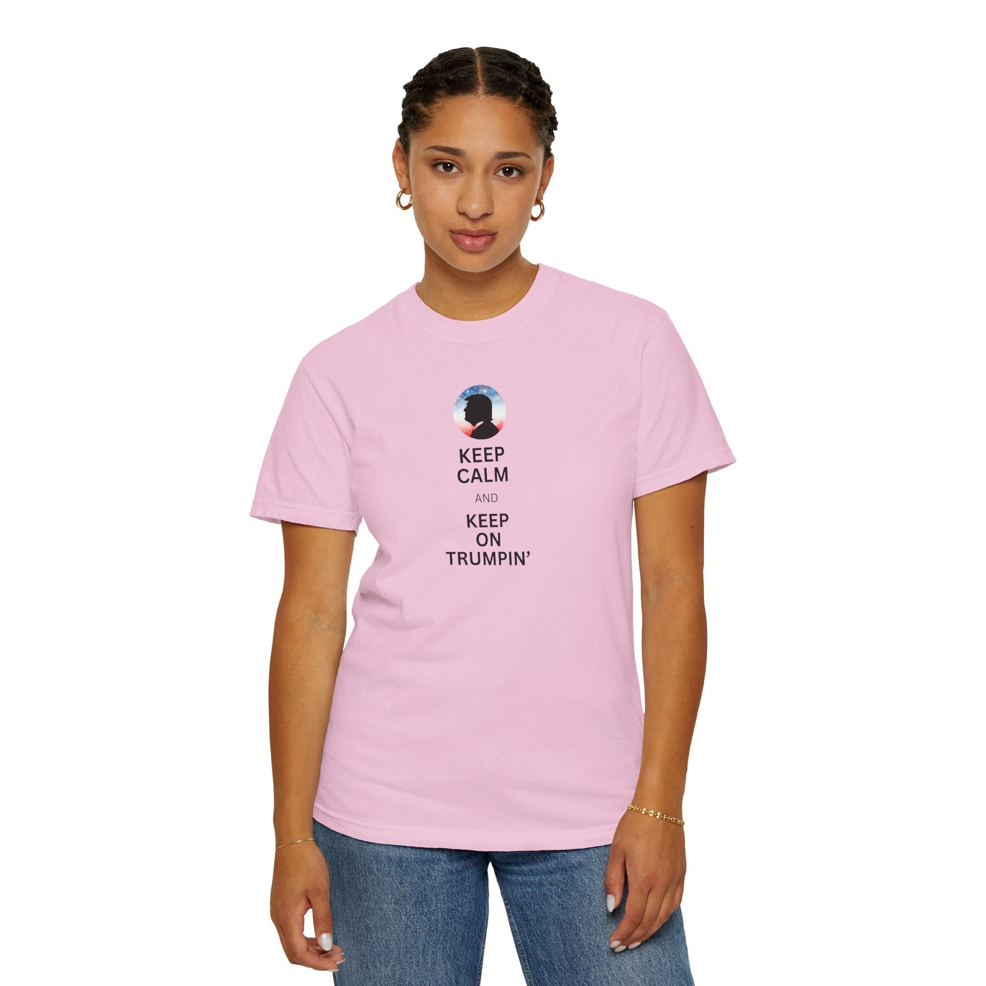 Unisex Garment-Dyed T-shirt - Keep Calm and Keep on Trumpin' Printify