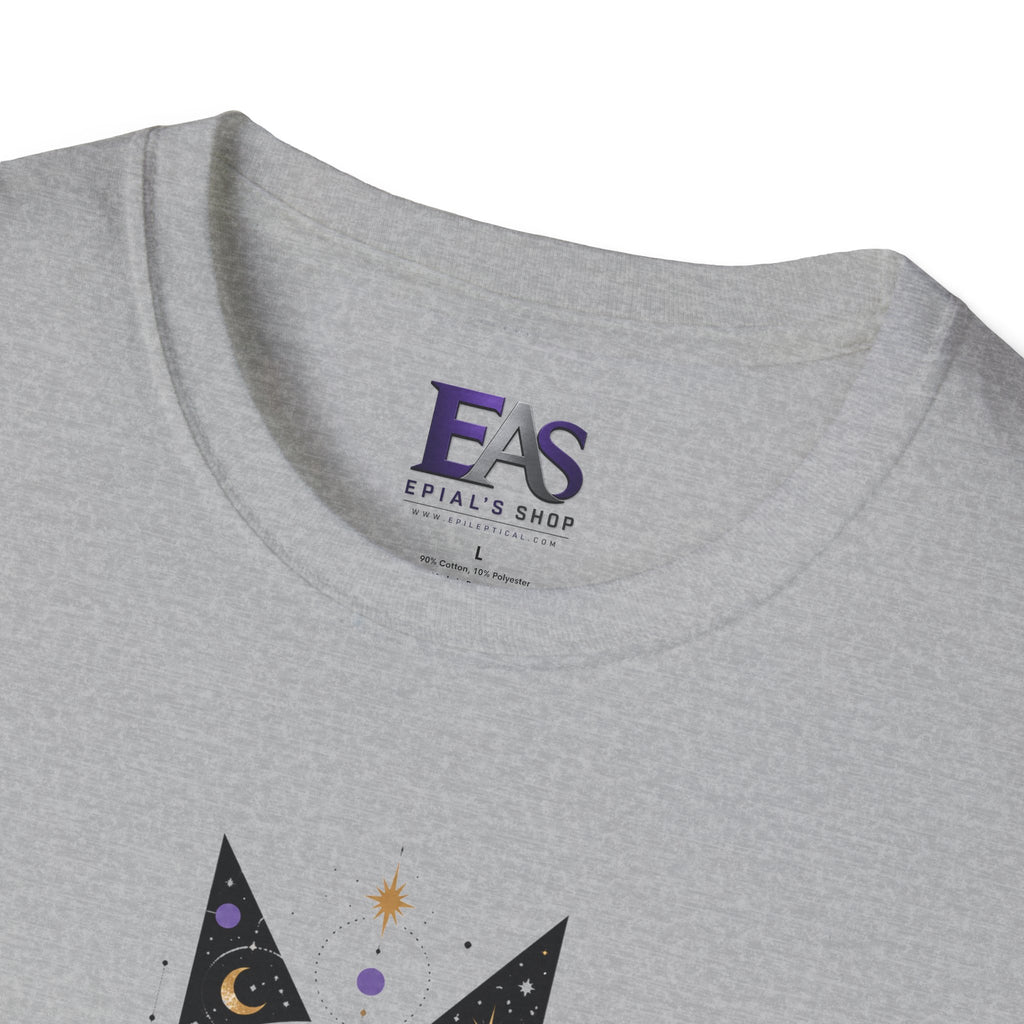 Celestial Cat T-Shirt | Mystical Cosmic Cat Graphic Tee