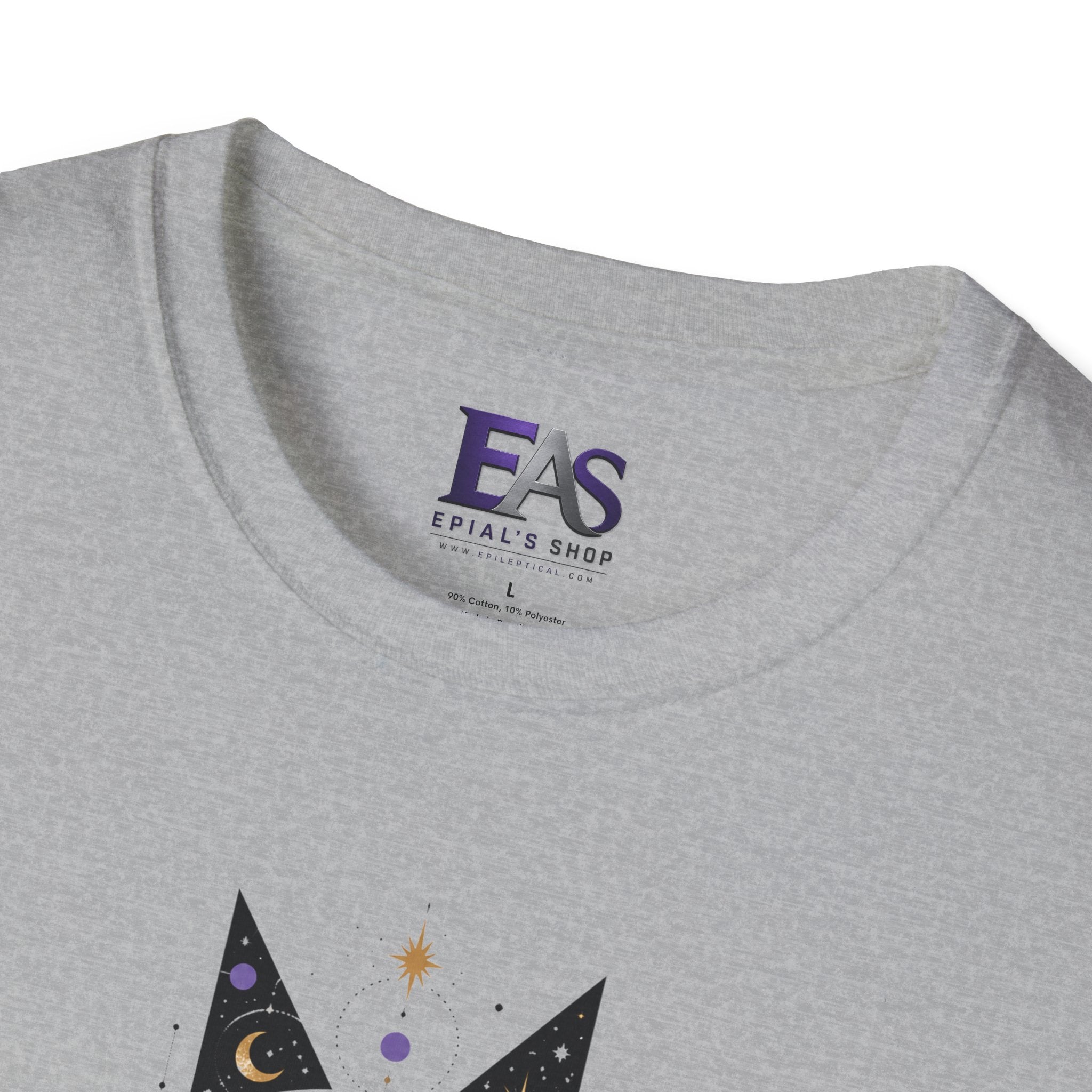 Celestial Cat T-Shirt | Mystical Cosmic Cat Graphic Tee