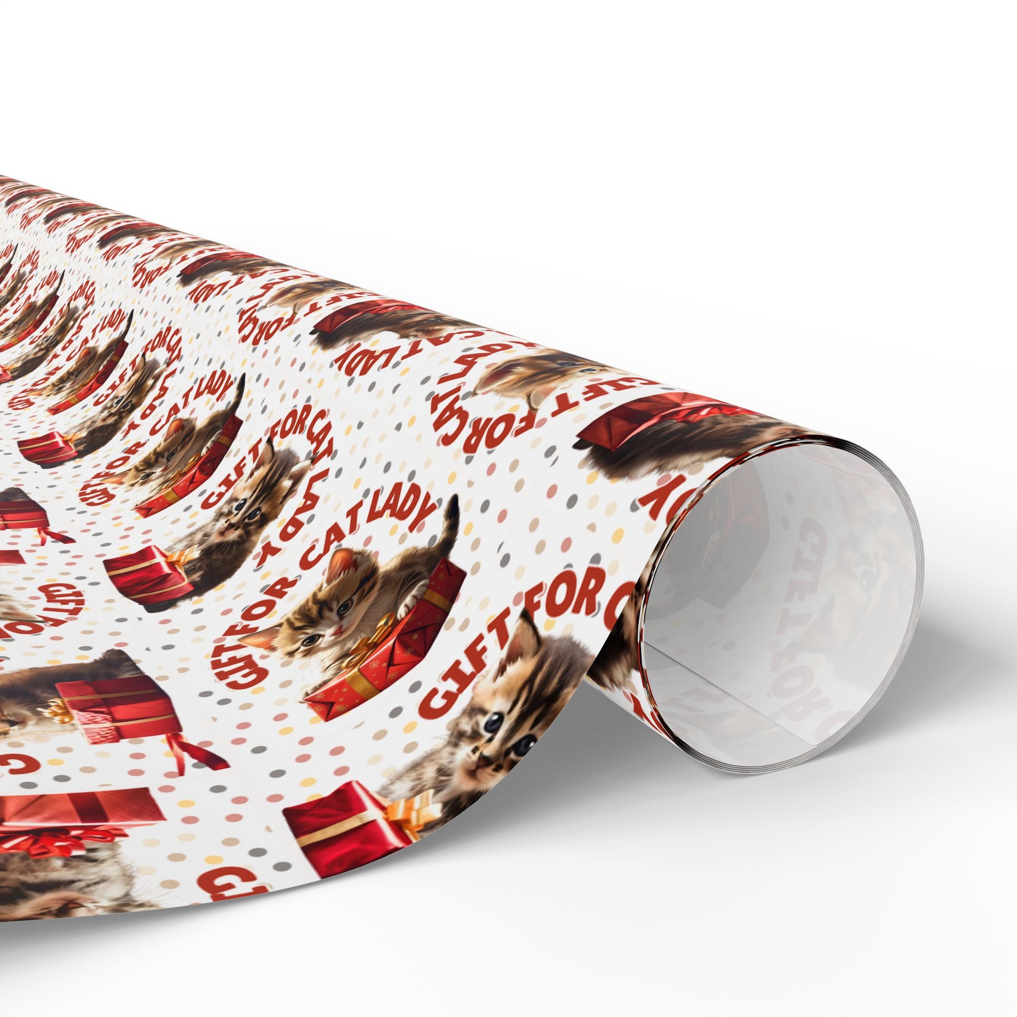 Cat Lady Wrapping Paper for Gifts