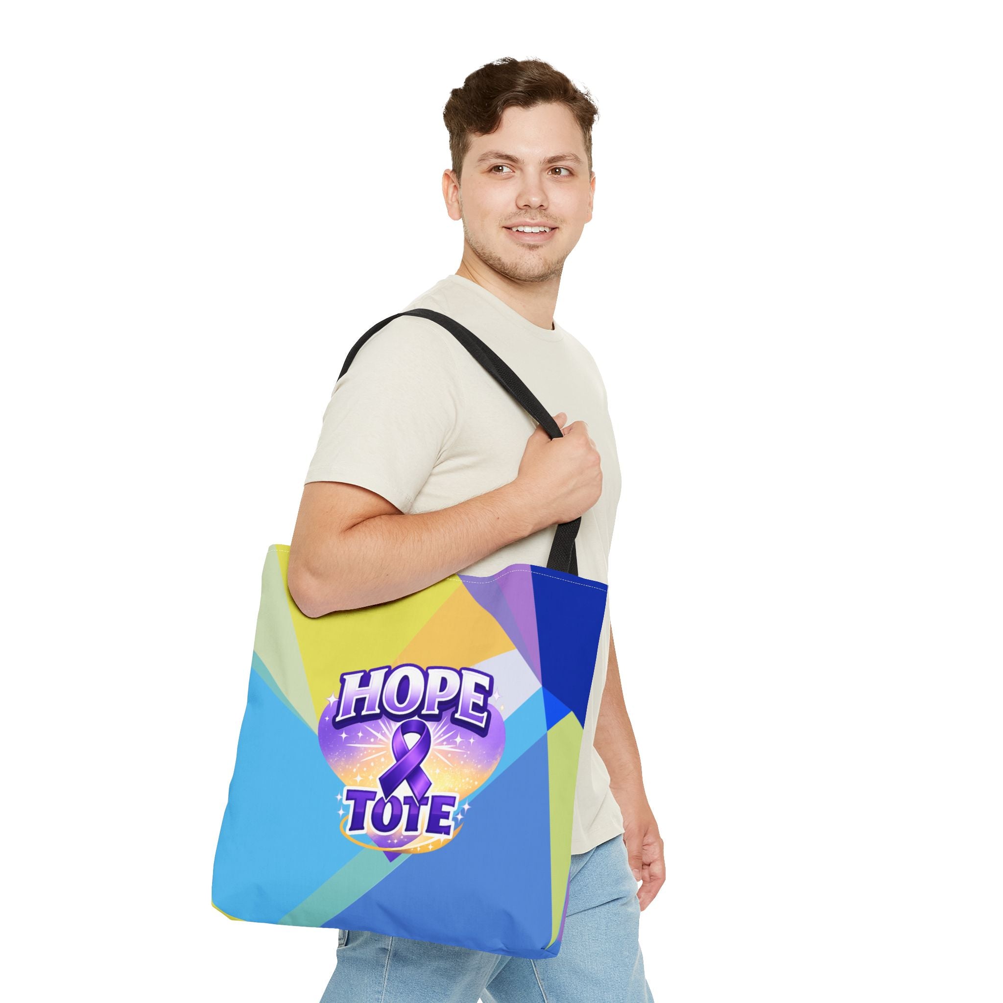 Hope Tote Epilepsy Awareness Ribbon Tote Bag