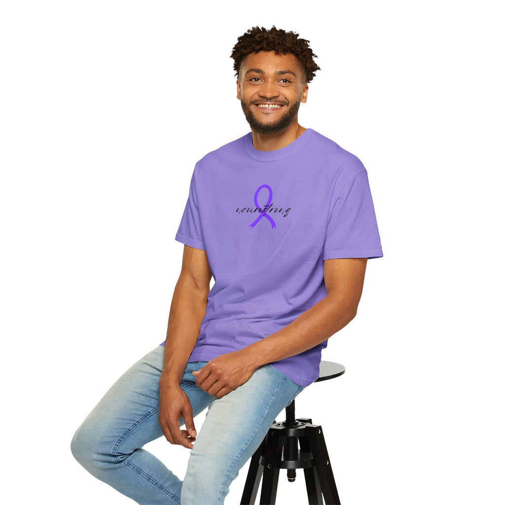 Neurostrong Epilepsy Awareness T-Shirt | Purple Ribbon Tee