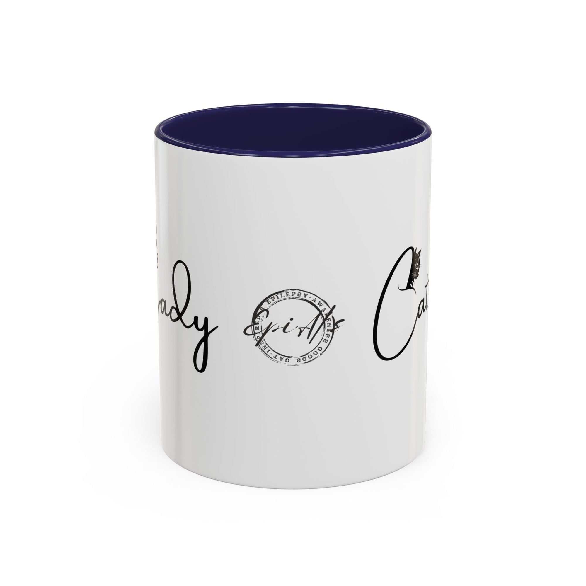 Cat Lady Accent Coffee Mug - Perfect Gift for Cat Lovers Printify