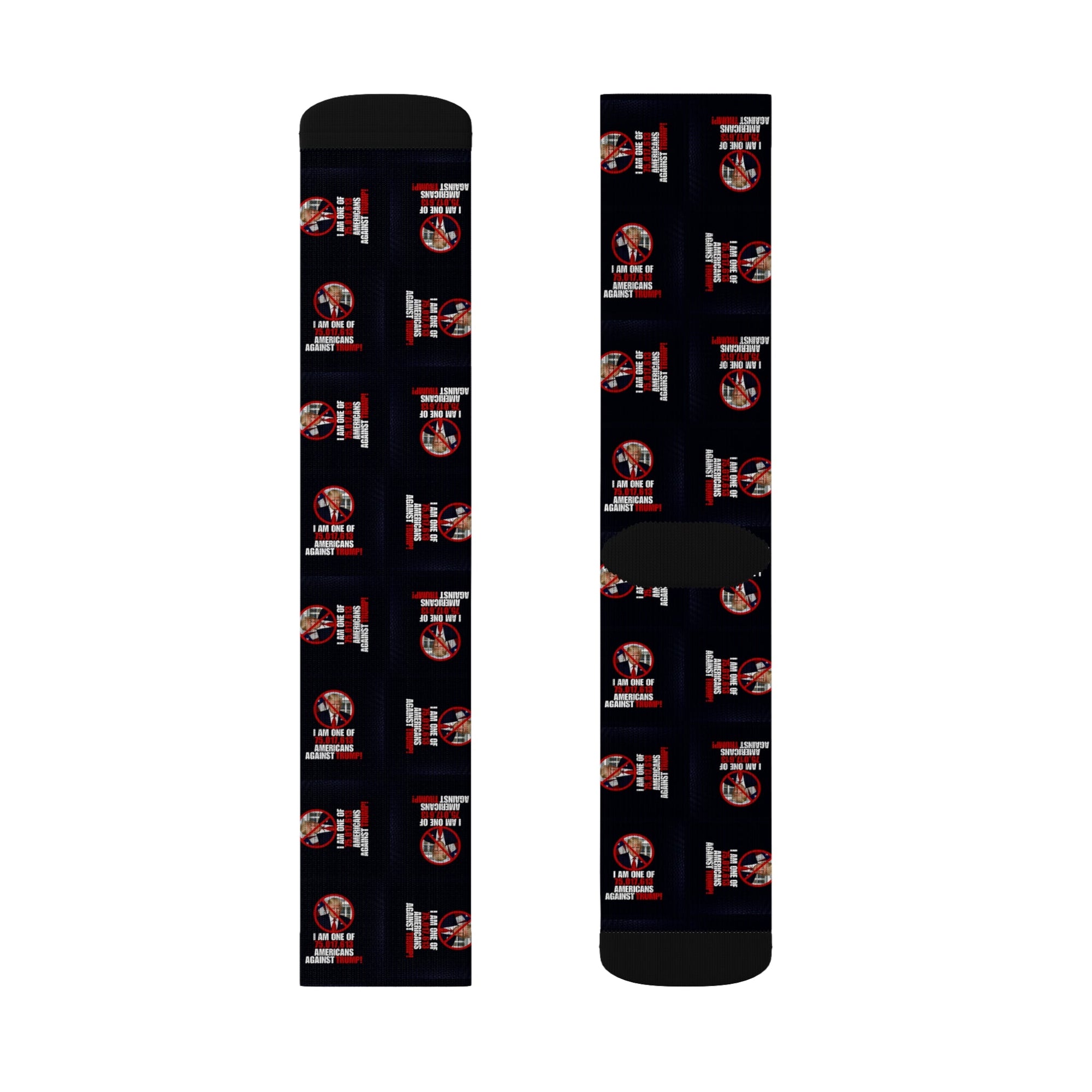Sublimation Socks - Americans Against Trump Design Printify