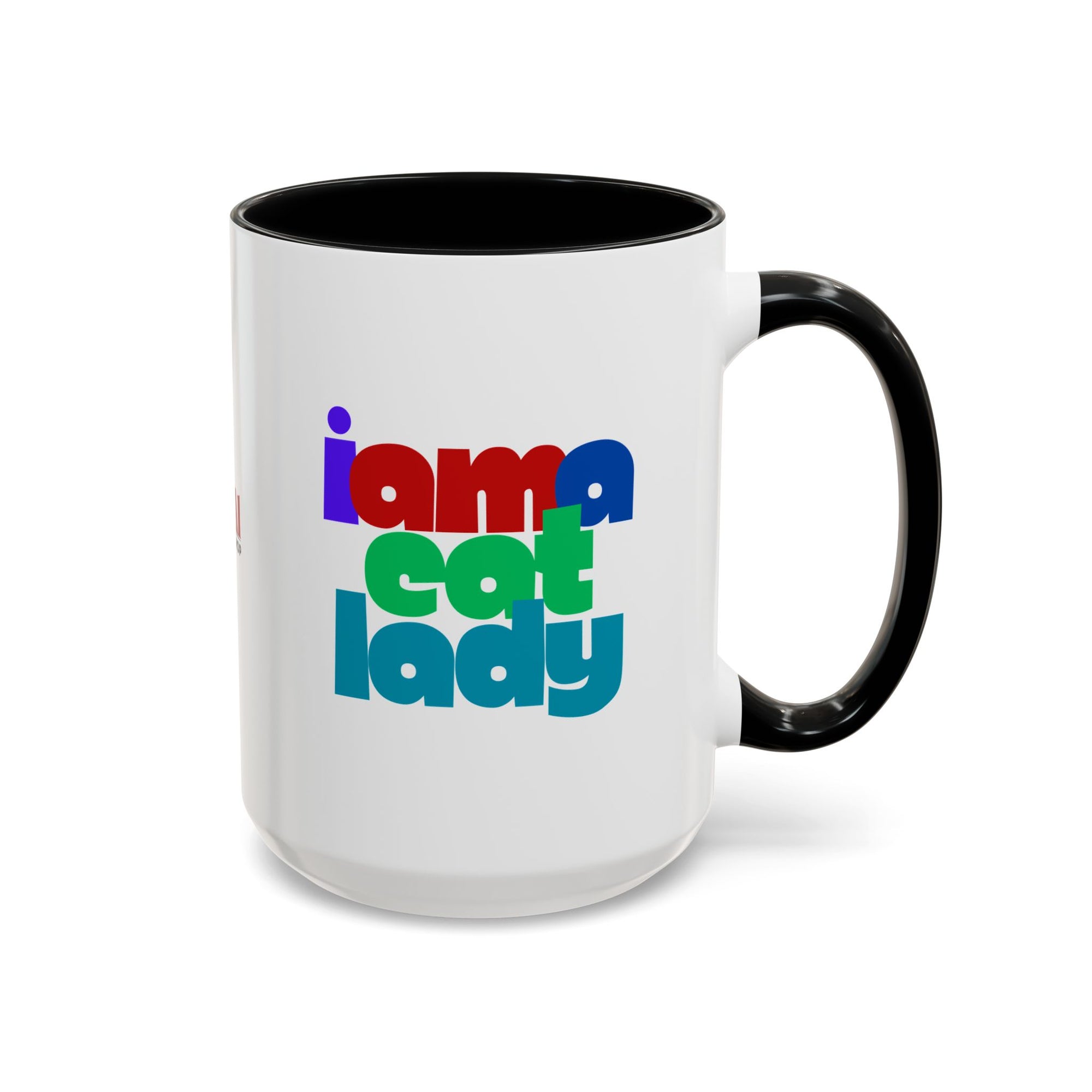 I Am a Cat Lady Accent Coffee Mug