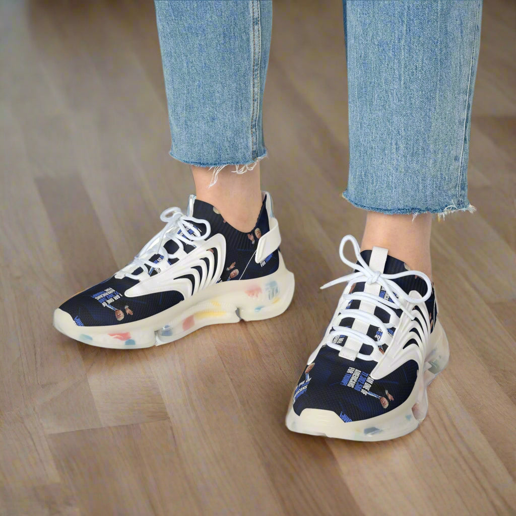 Stylish Women's Mesh Sneakers | American for Trump Design Printify