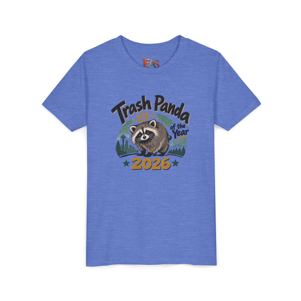 Trash Panda of the Year 2026 Youth T-Shirt | Jimothy-Inspired Raccoon Tee